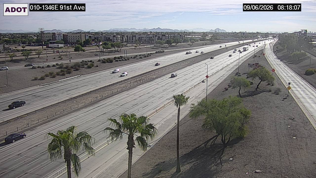 I-10 @91st Ave live camera view