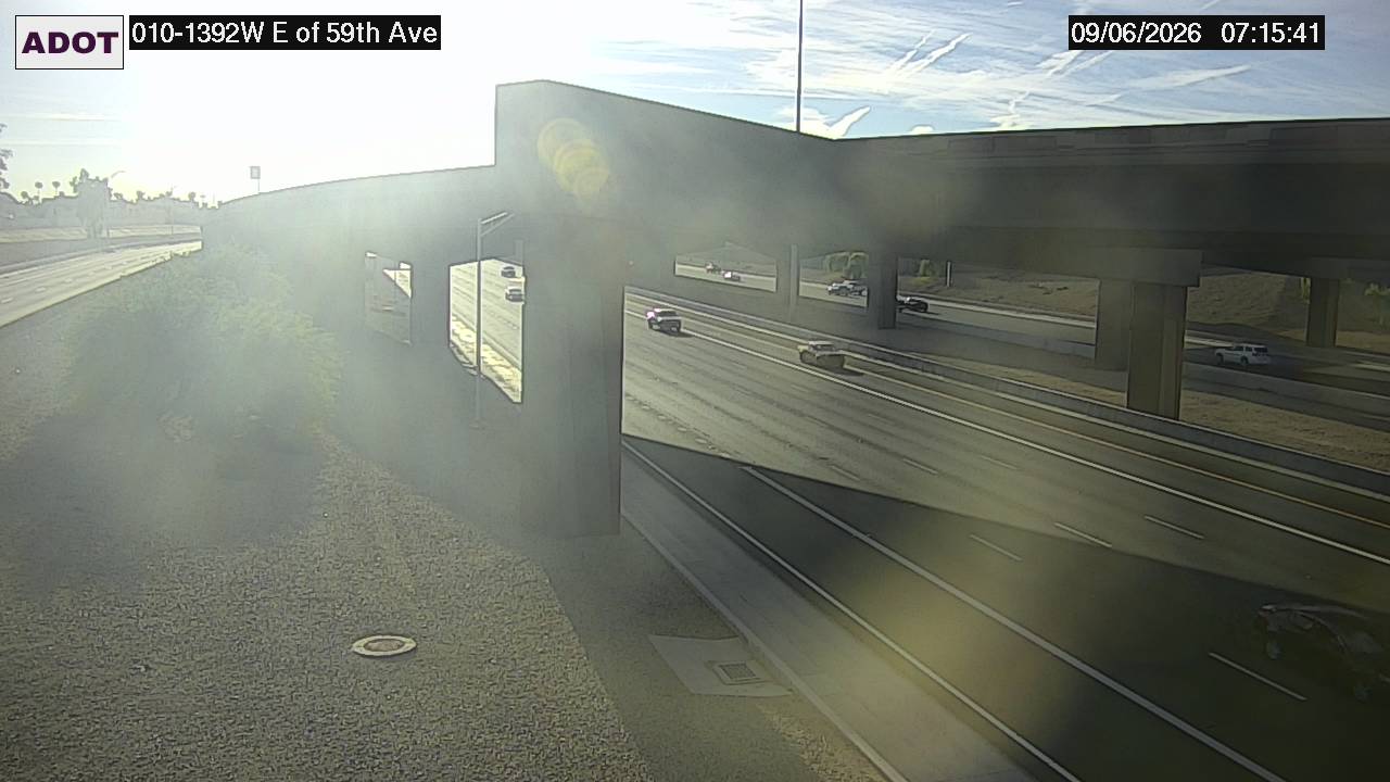 I-10 @E of 59th Ave live camera view
