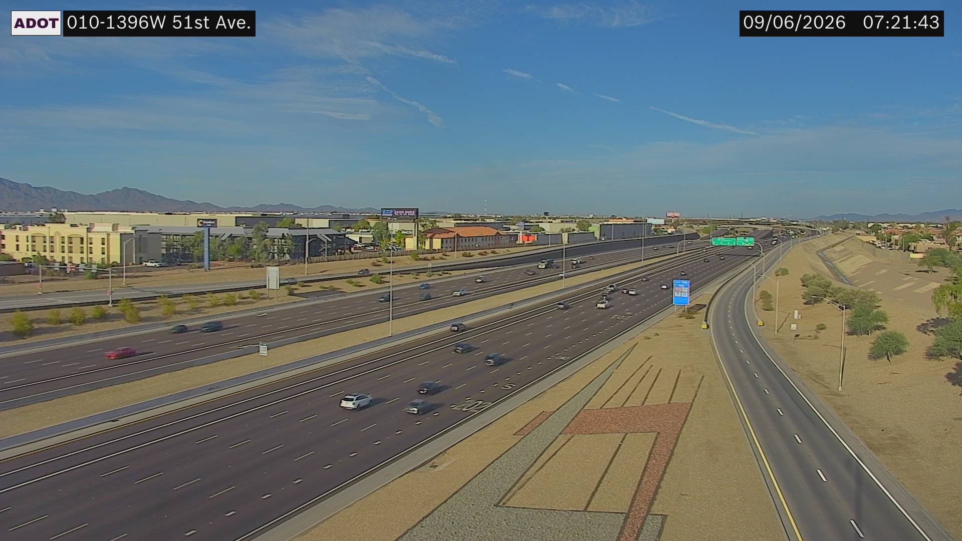 I-10 @ 51st Ave live camera view