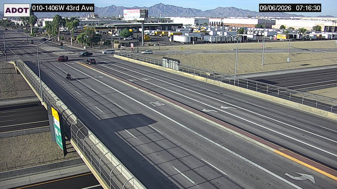 I-10 @43rd Ave live camera view