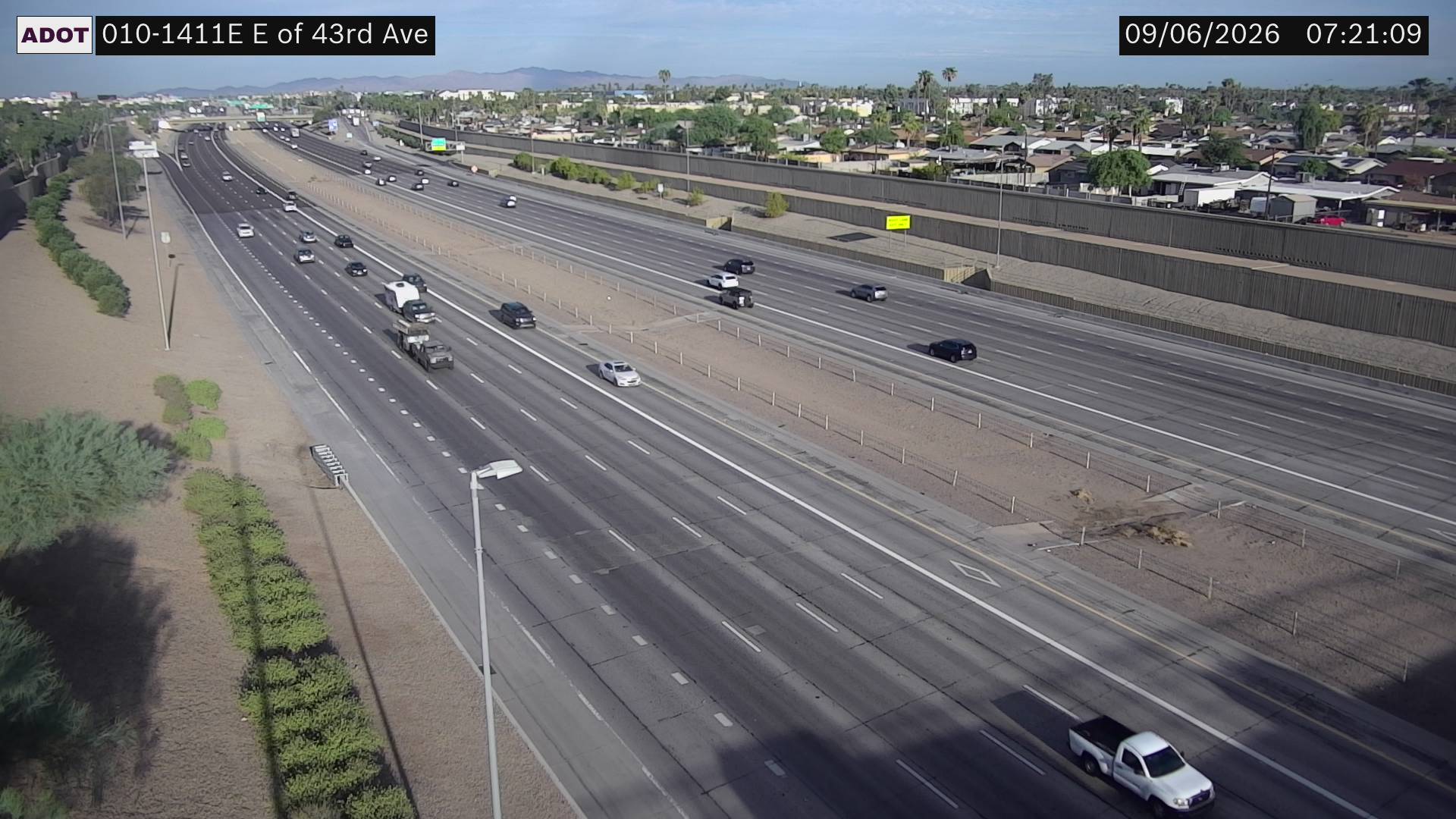 I-10 @E of 43rd Ave live camera view