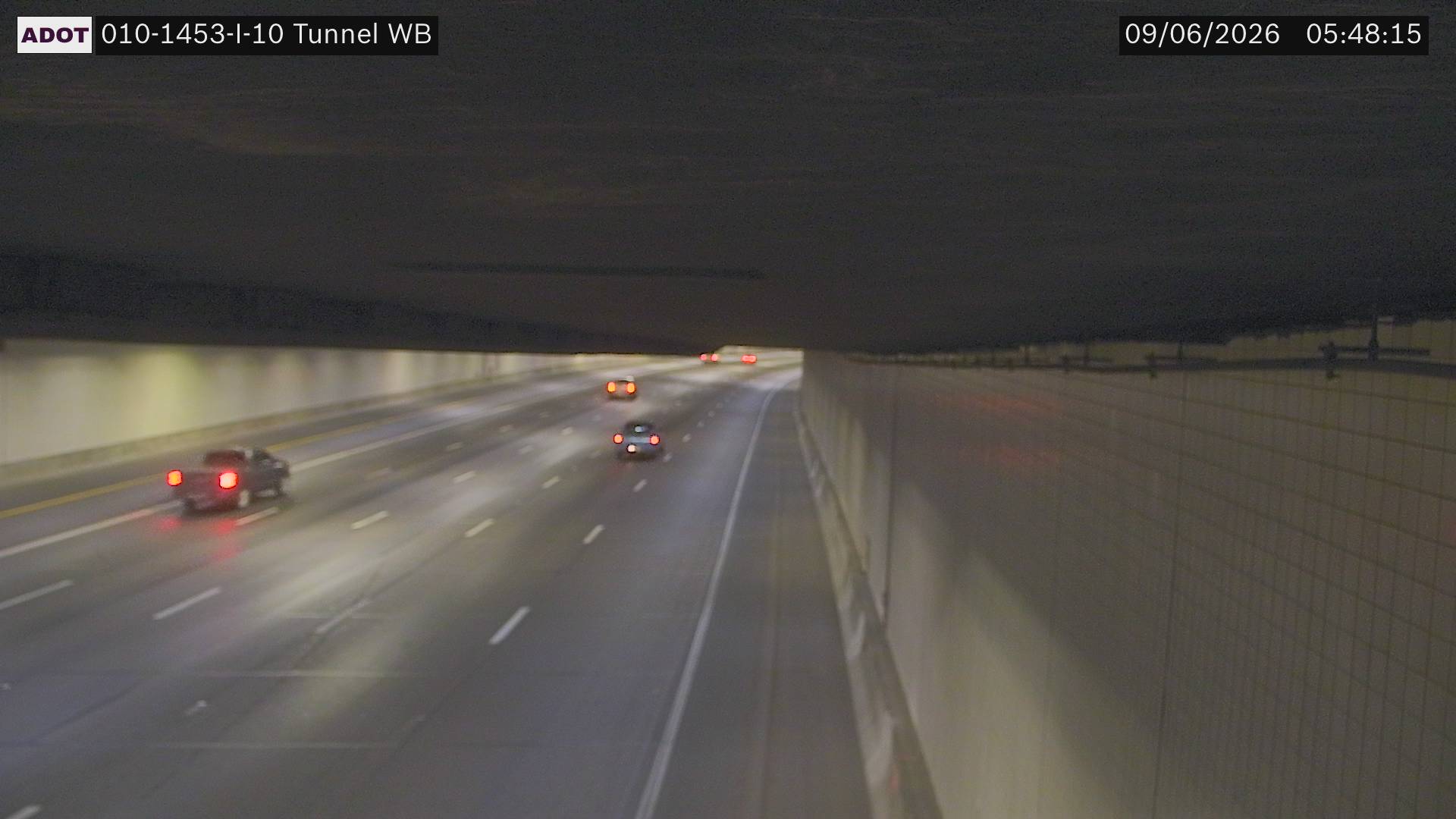 I-10 @Tunnel WB live camera view