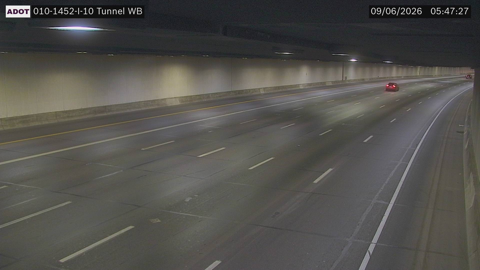 I-10 @Tunnel WB live camera view