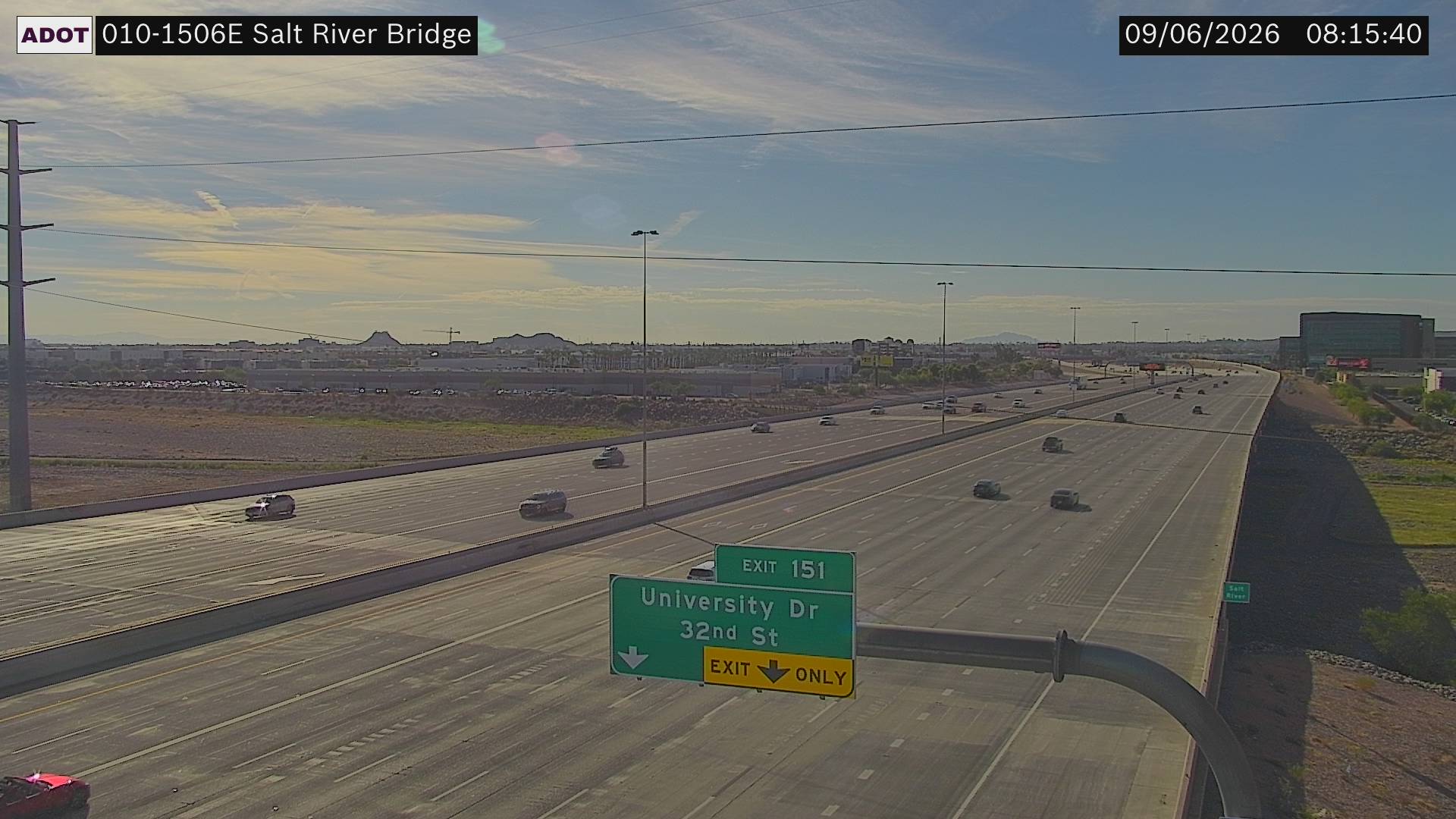 I-10 @Salt River Bridge live camera view