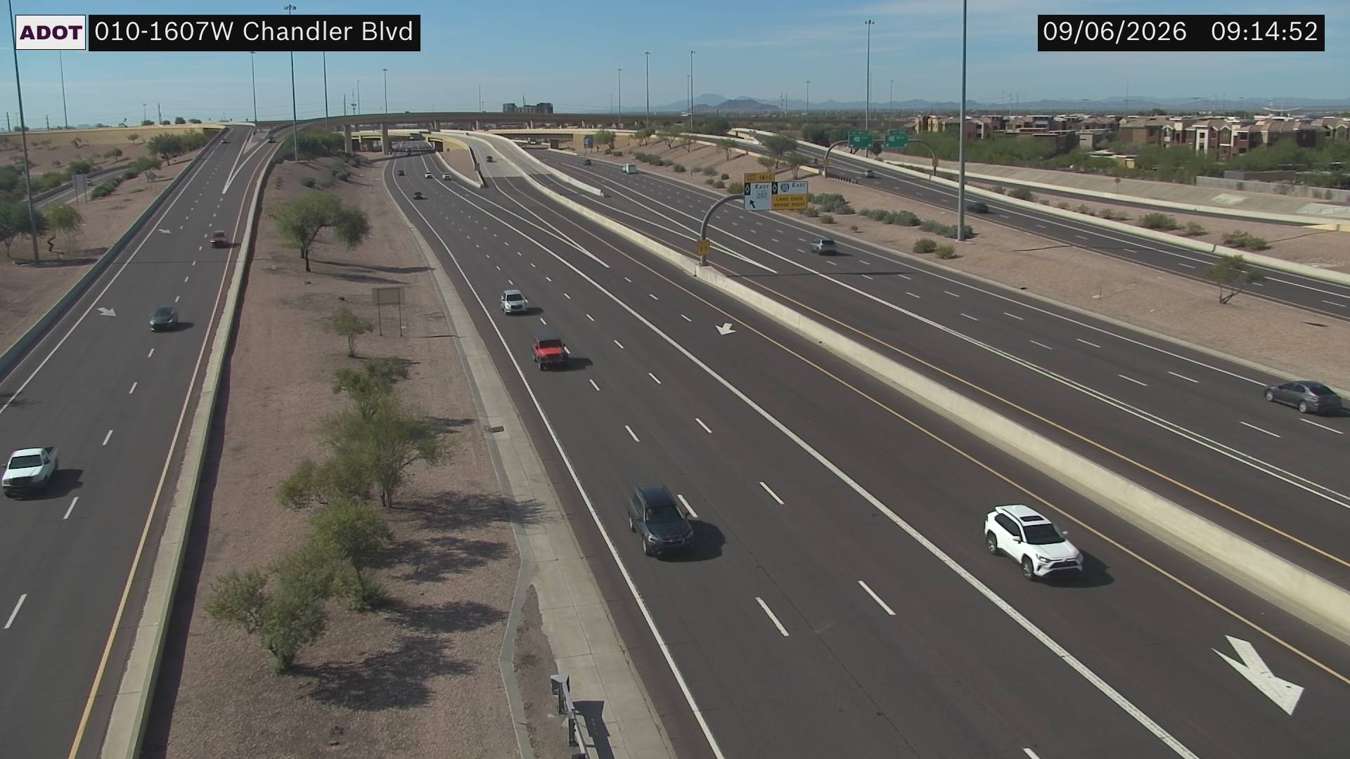 I-10 @Chandler Blvd live camera view
