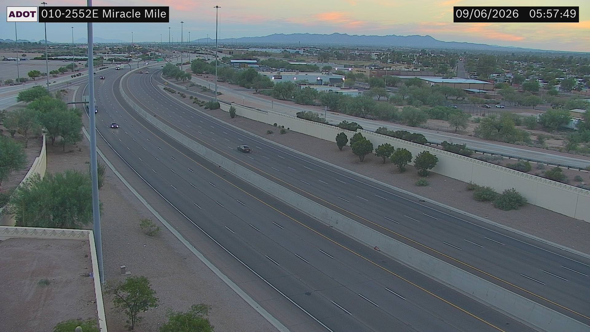 I-10 @Miracle Mile live camera view