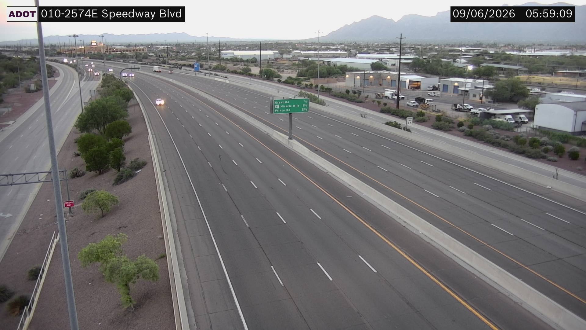 I-10 @Speedway Blvd live camera view