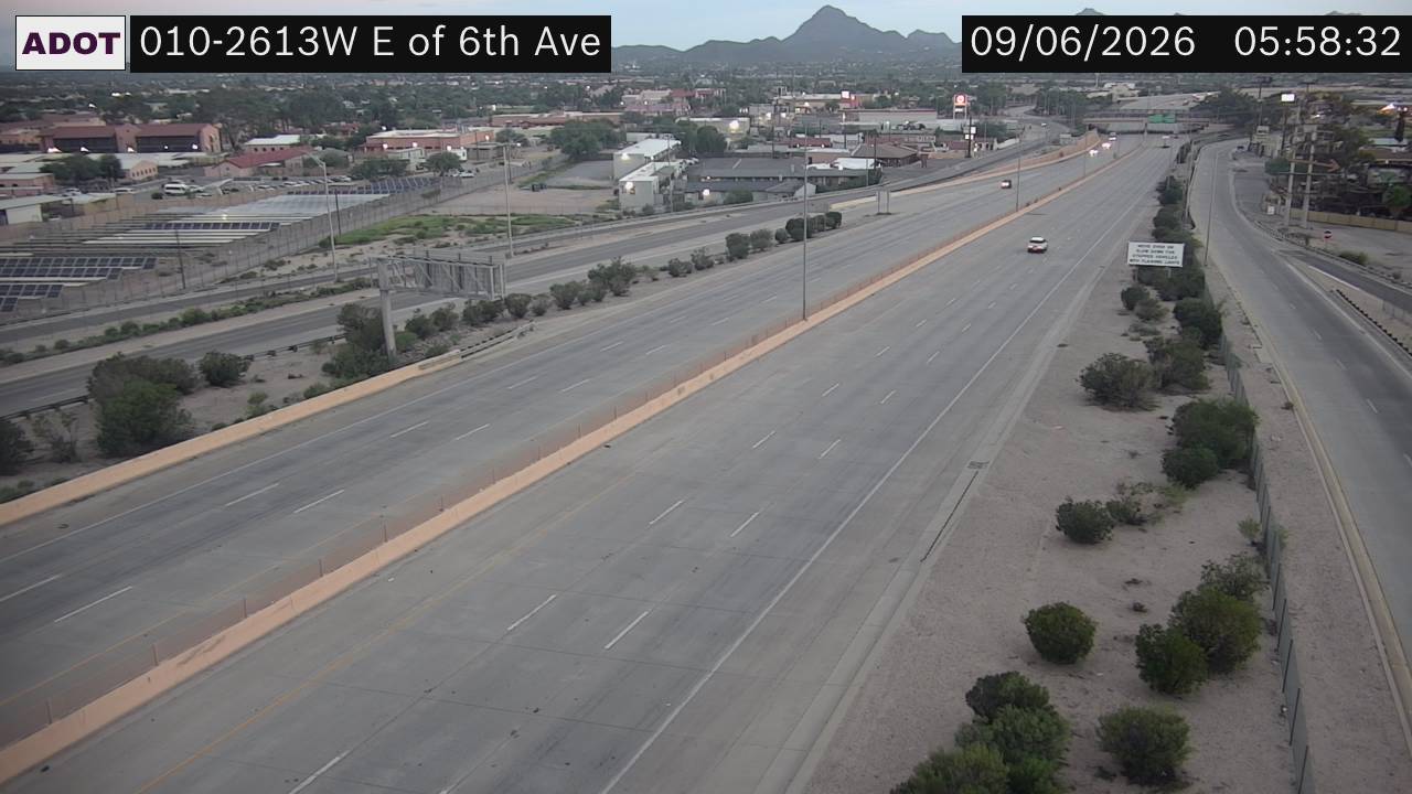 I-10 @E of 6th Ave live camera view