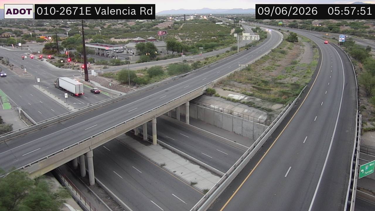 I-10 @Valencia Rd live camera view
