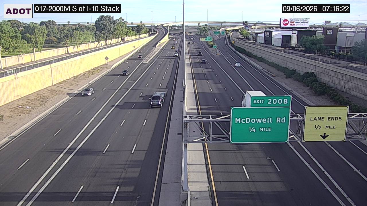 I-17 @S of I-10 Stack live camera view