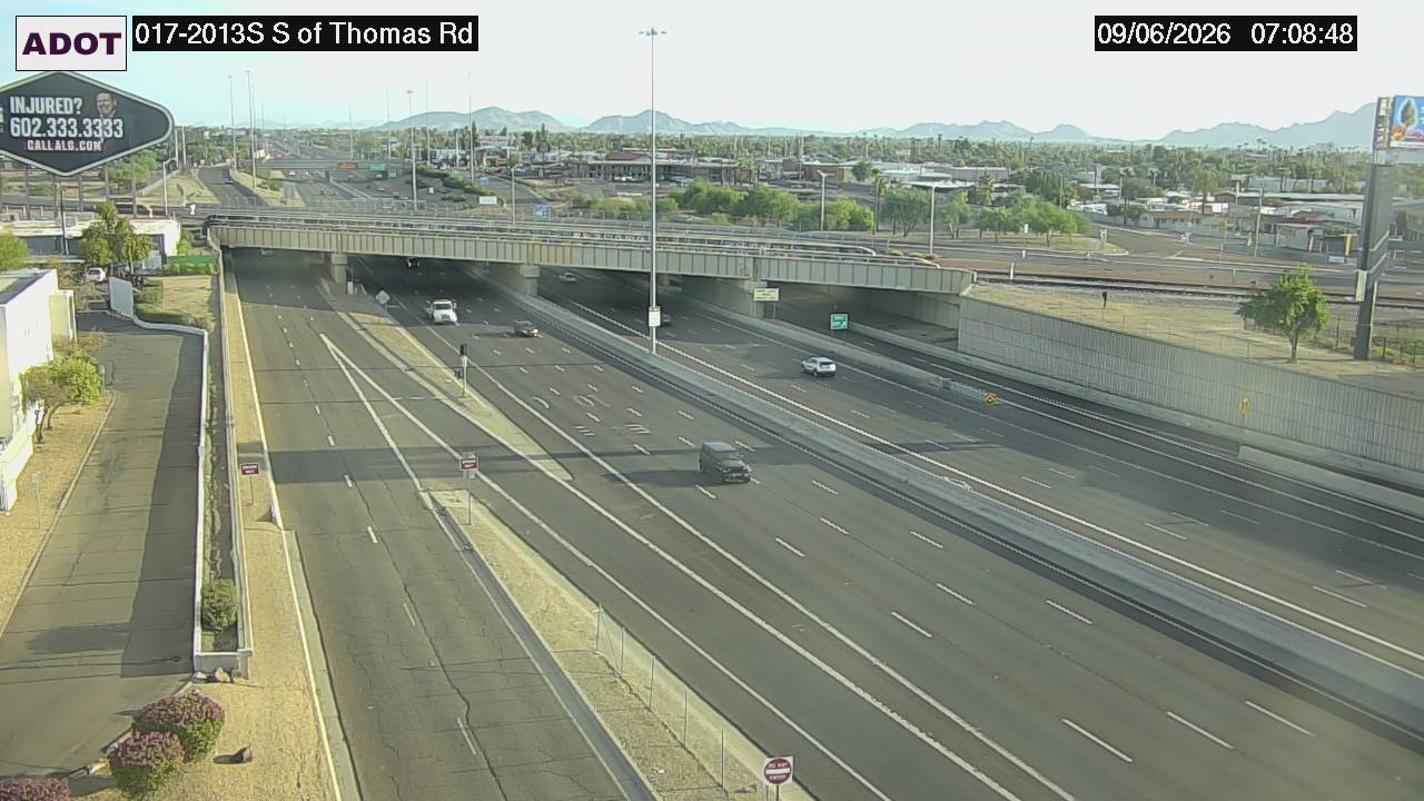 I-17 @S of Thomas Rd live camera view