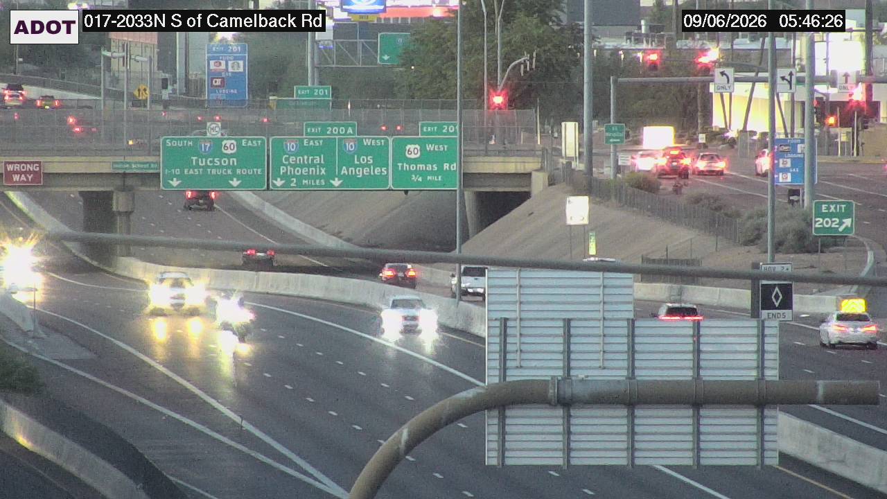 I-17 @S of Camelback Rd live camera view