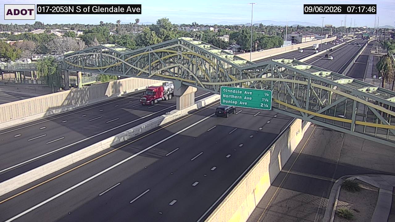 I-17 @S of Glendale Ave live camera view