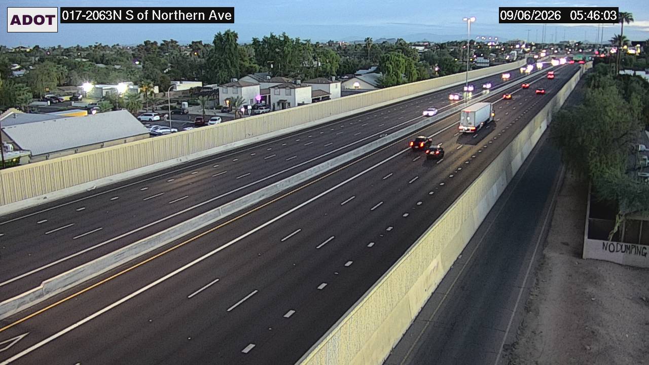 I-17 @S of Northern Ave live camera view