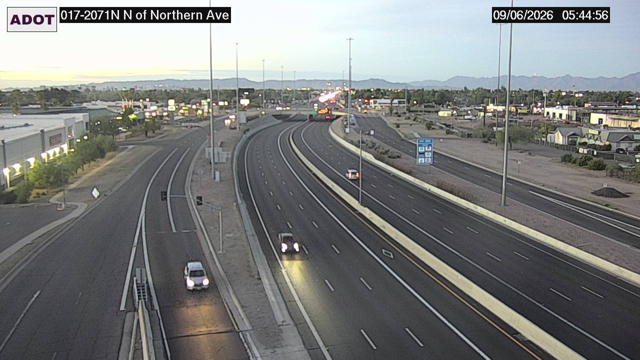 I-17 @N of Northern Ave live camera view
