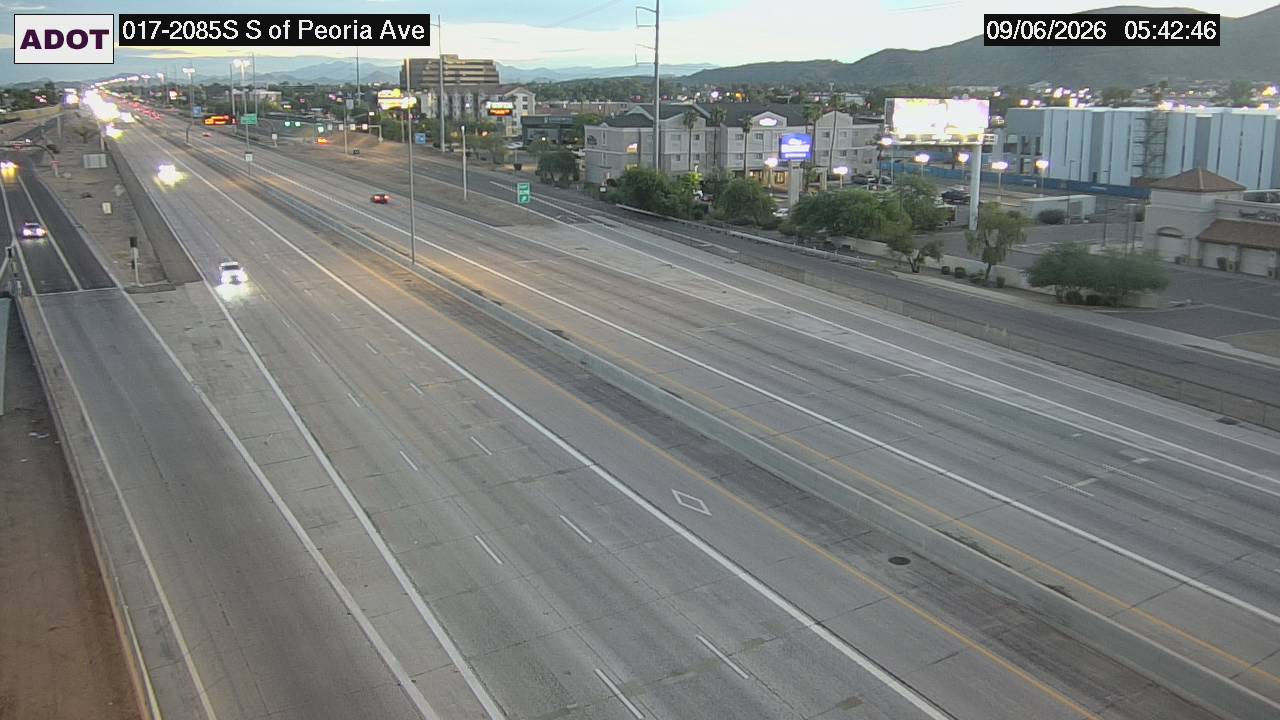 I-17 @S of Peoria Ave live camera view