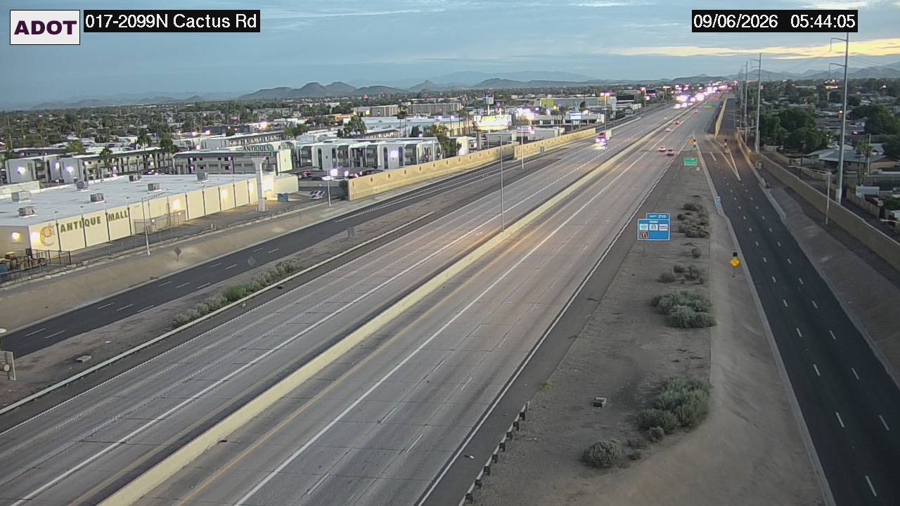 I-17 @Cactus Rd live camera view