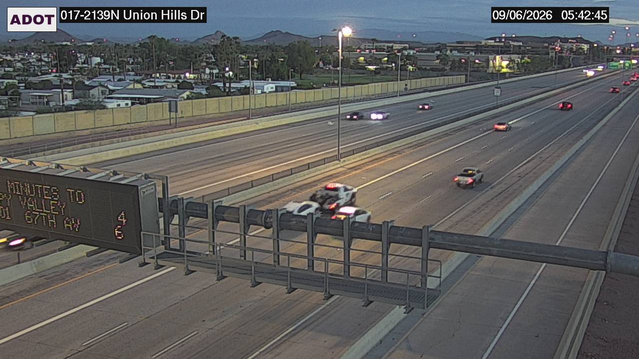 I-17 @Union Hills Dr live camera view