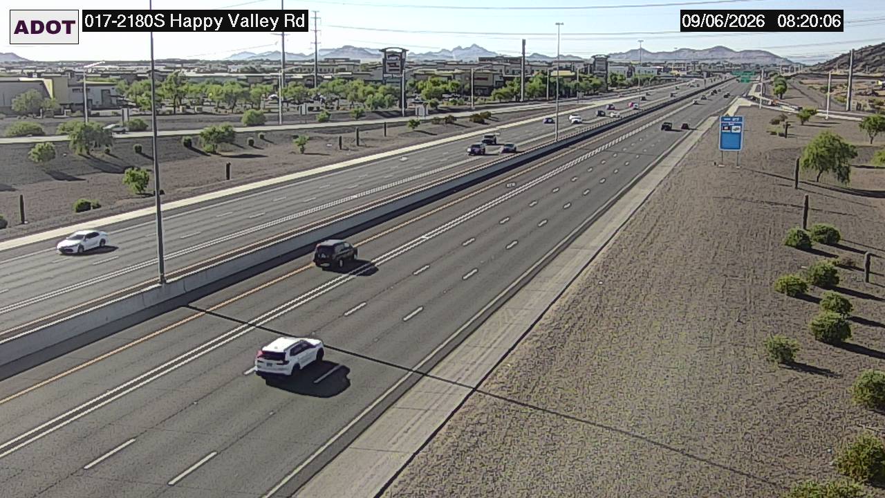 I-17 @Happy Valley Rd live camera view