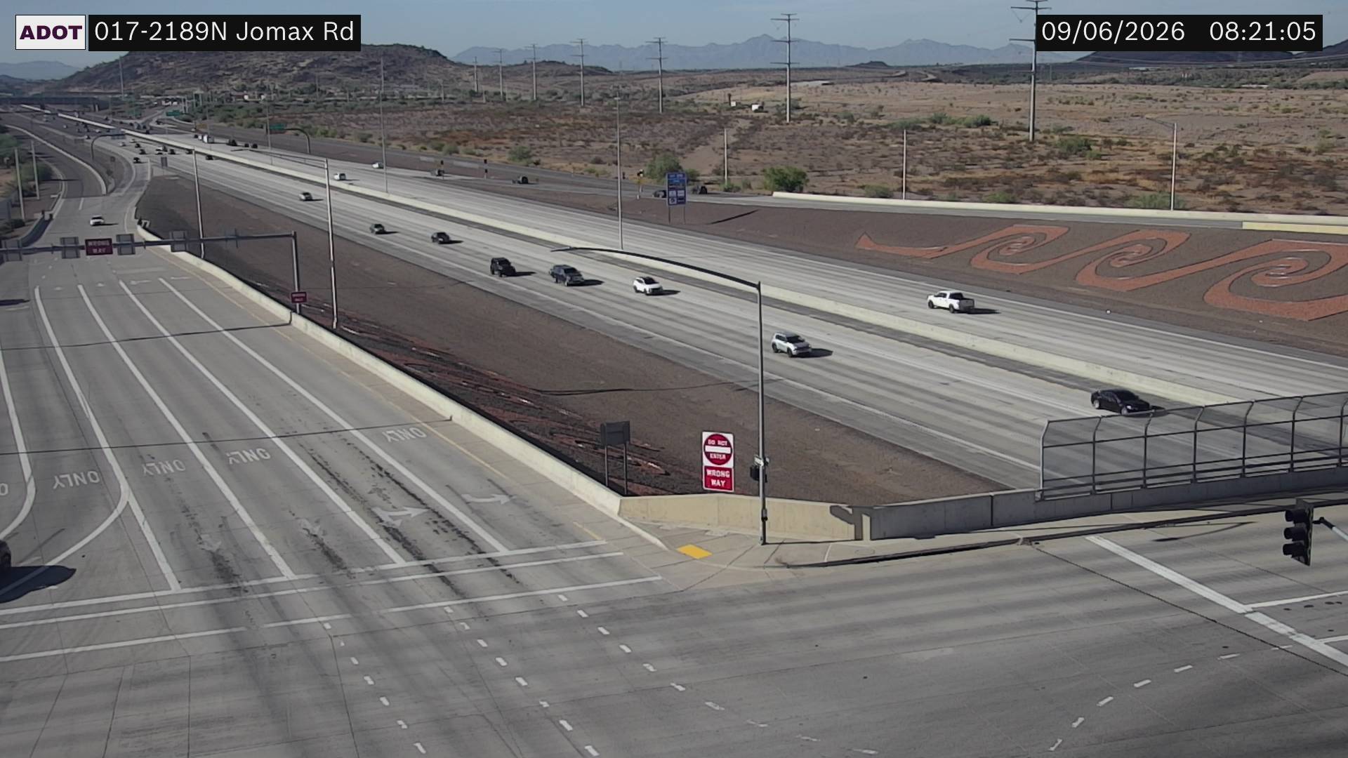 I-17 @Jomax Rd live camera view