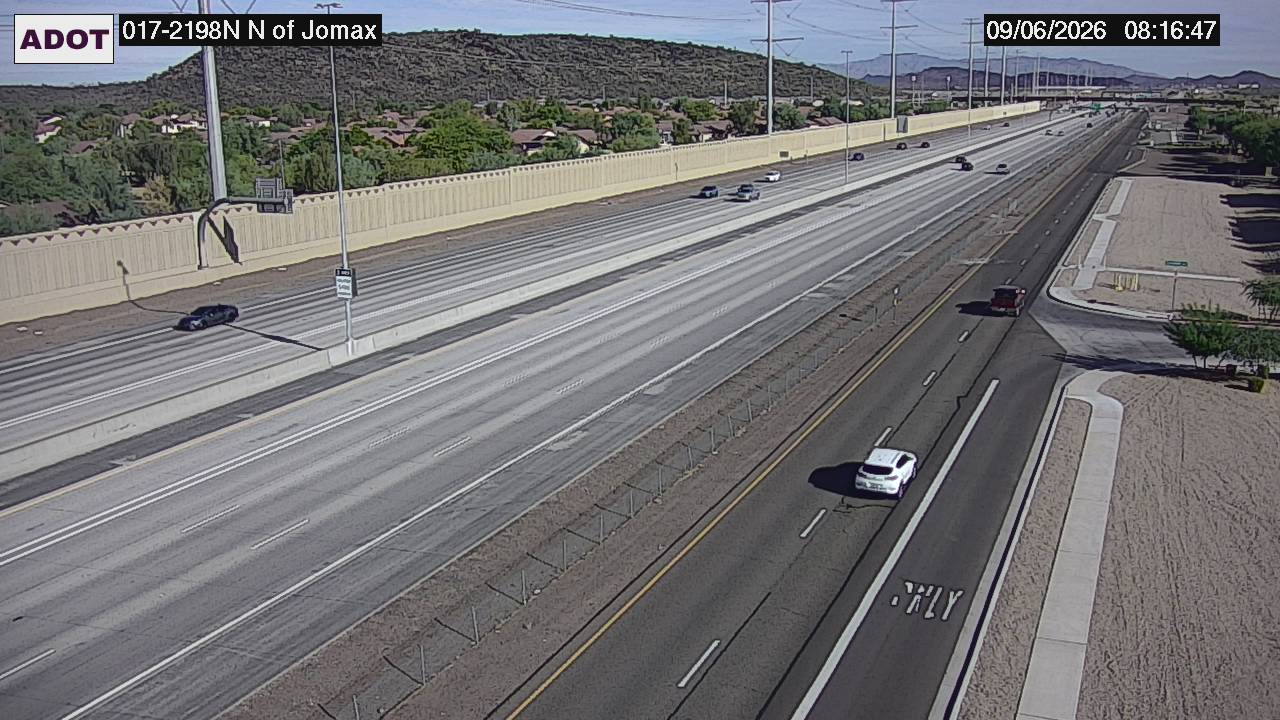 I-17 @N of Jomax live camera view