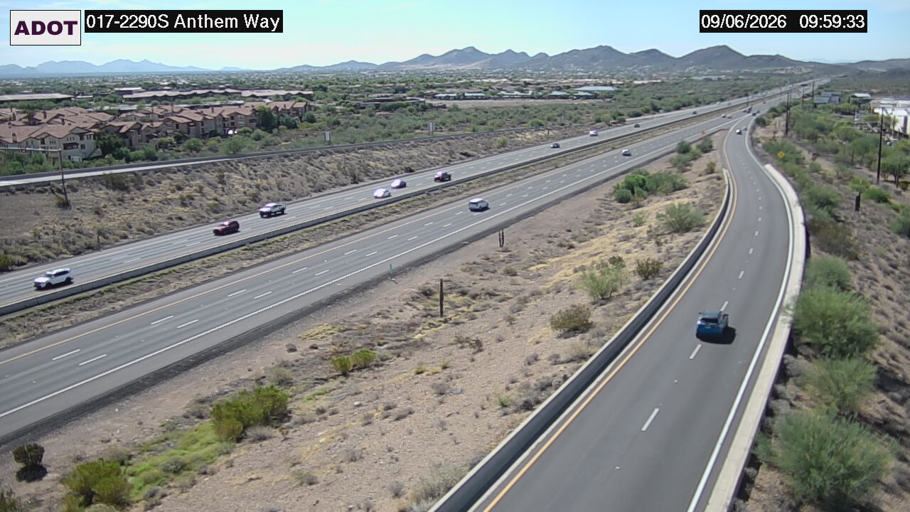 I-17 @Anthem Way live camera view