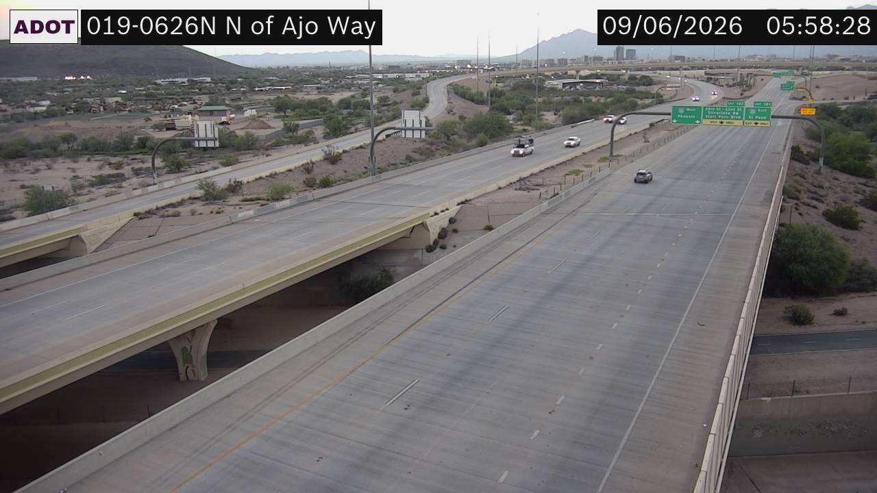 I-19 @N of Ajo Way live camera view
