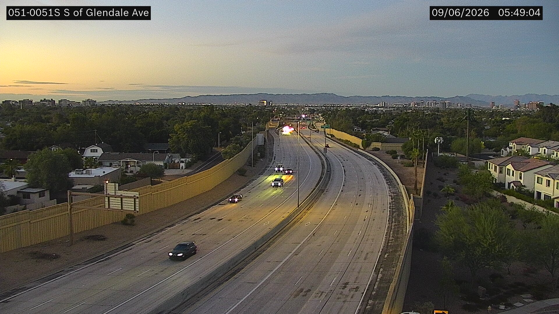 SR-51 @S of Glendale Ave live camera view