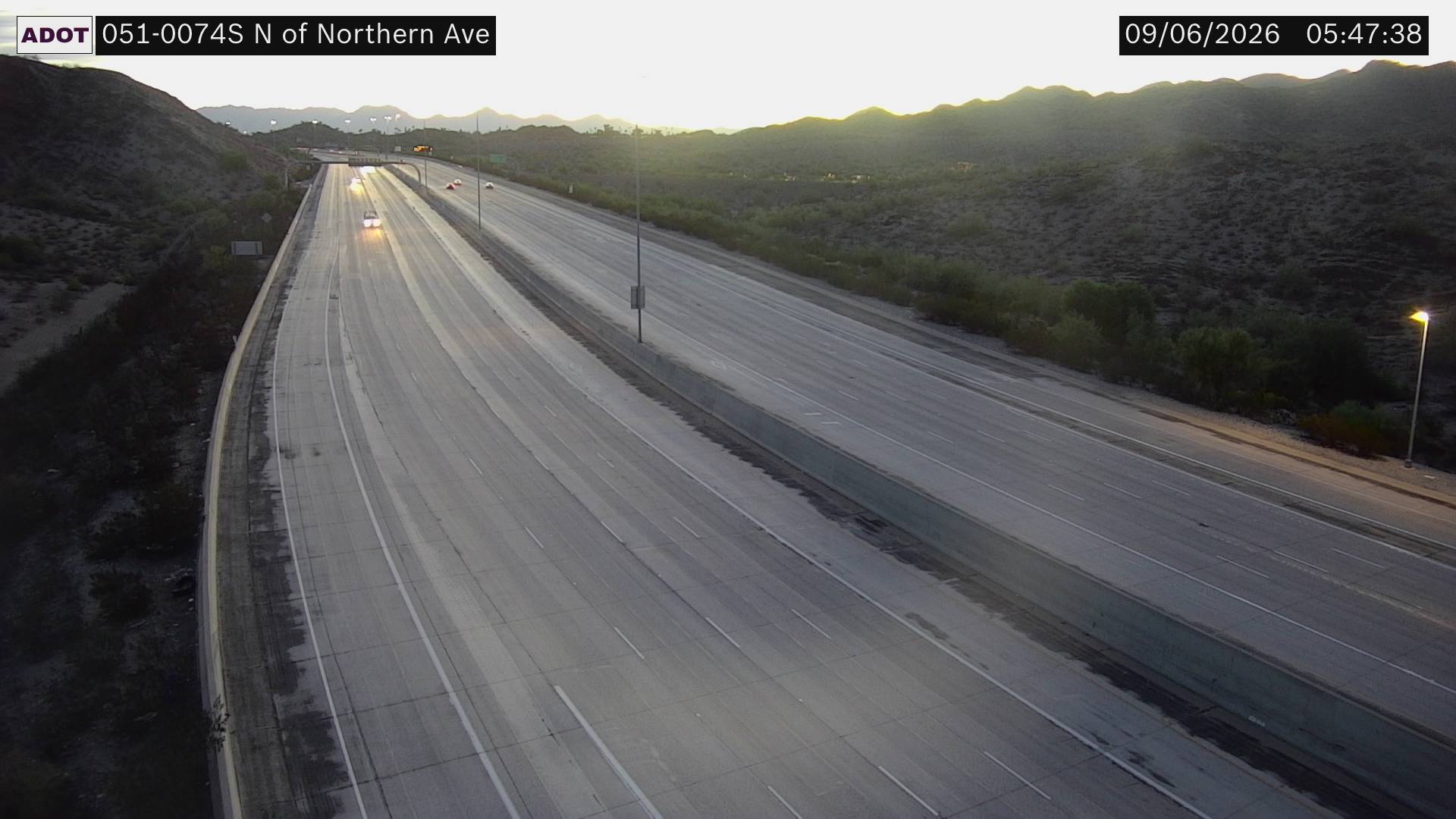SR-51 @N of Northern Ave live camera view