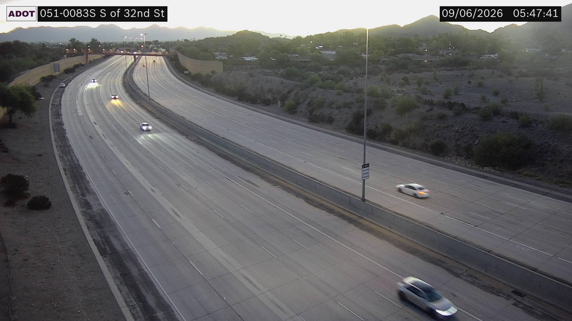 SR-51 @S of 32nd St live camera view