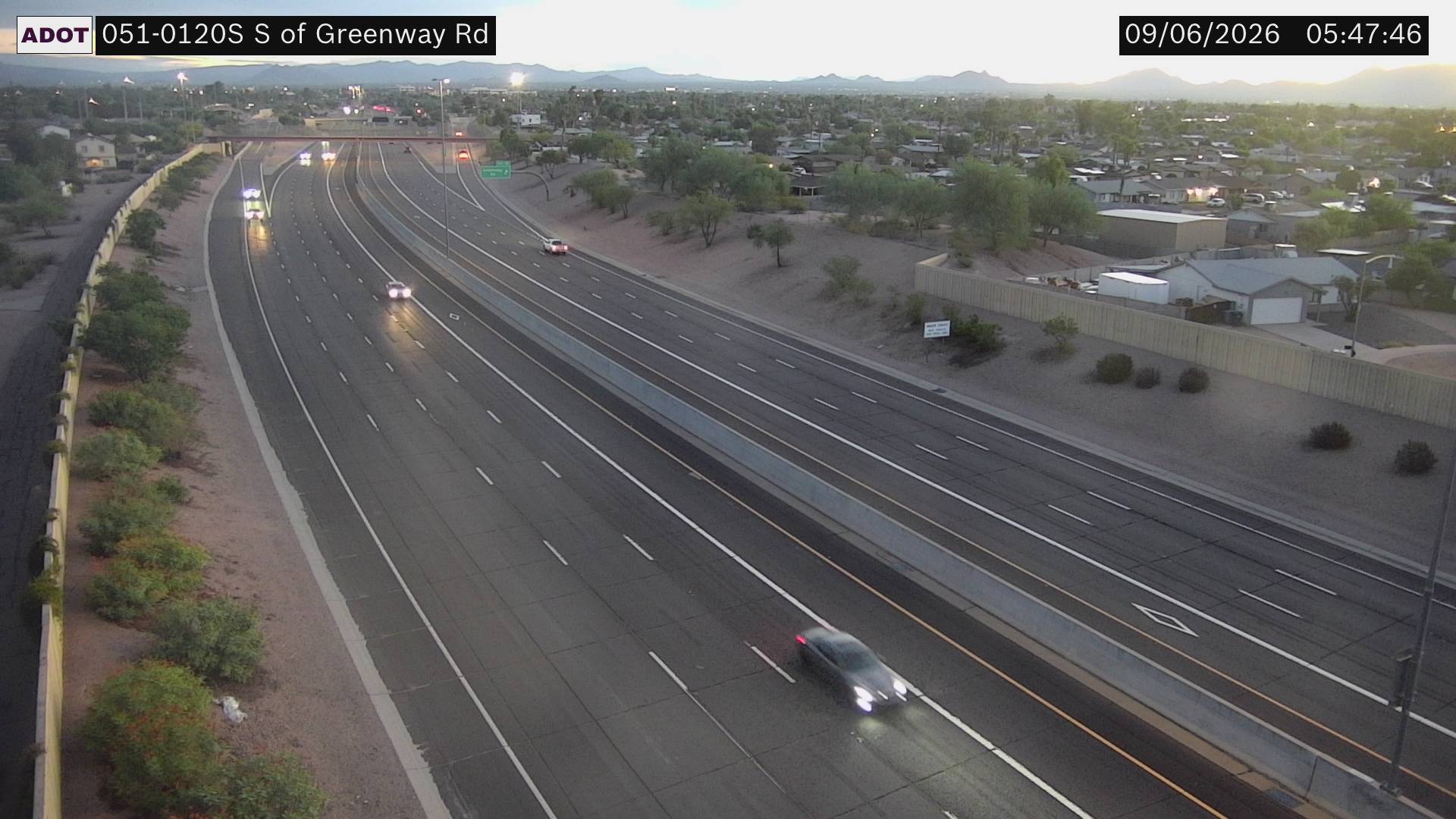 SR-51 @S of Greenway Rd live camera view
