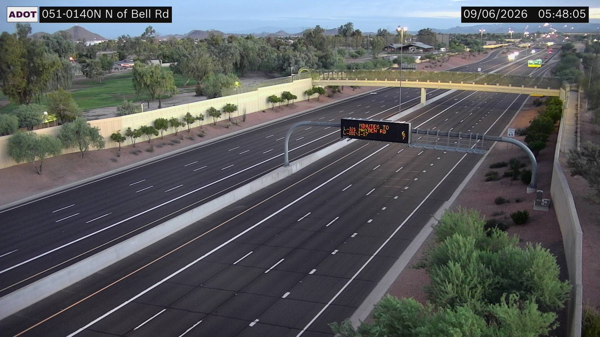 SR-51 @N of Bell Rd live camera view