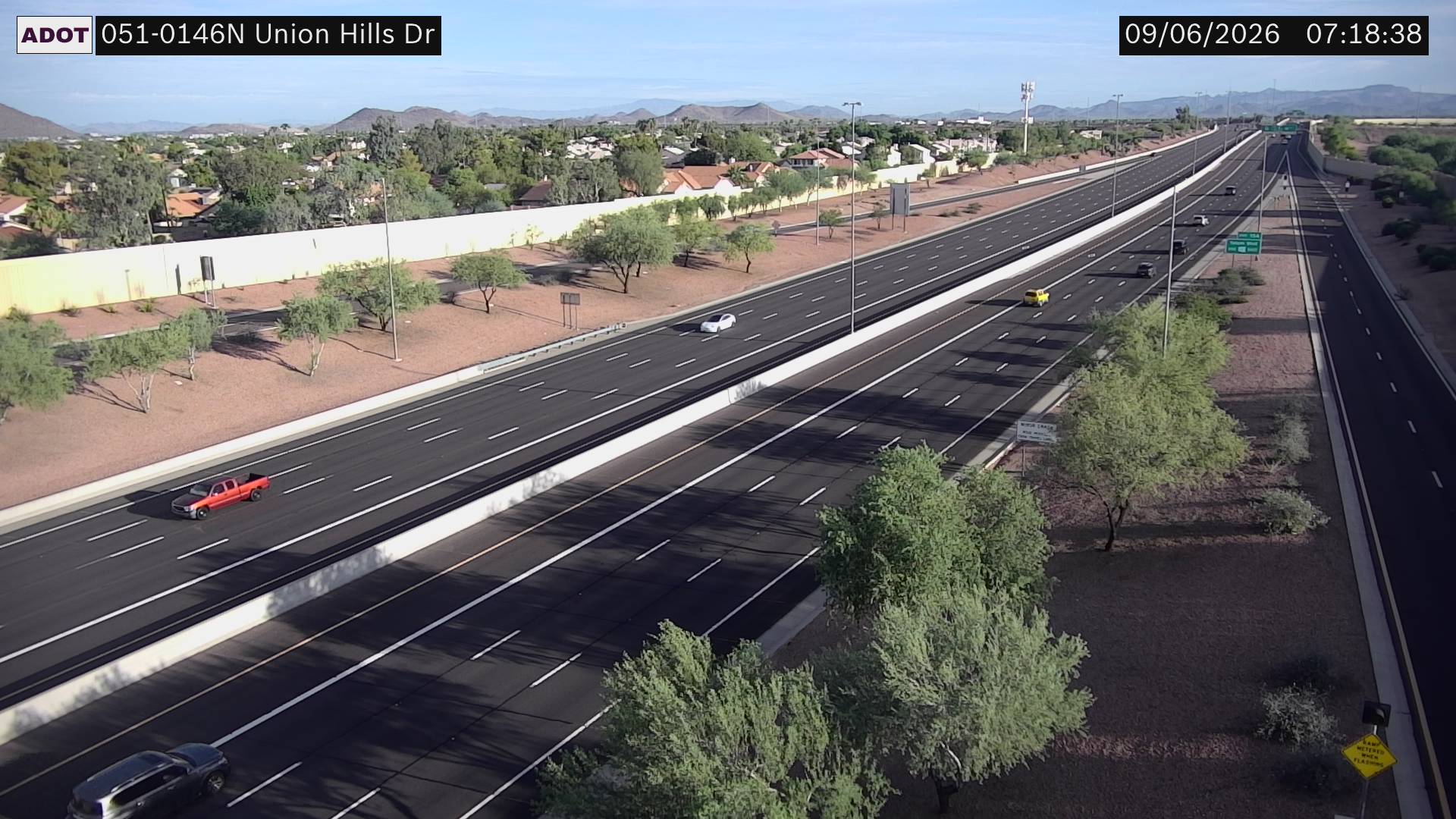 SR-51 @Union Hills Dr live camera view