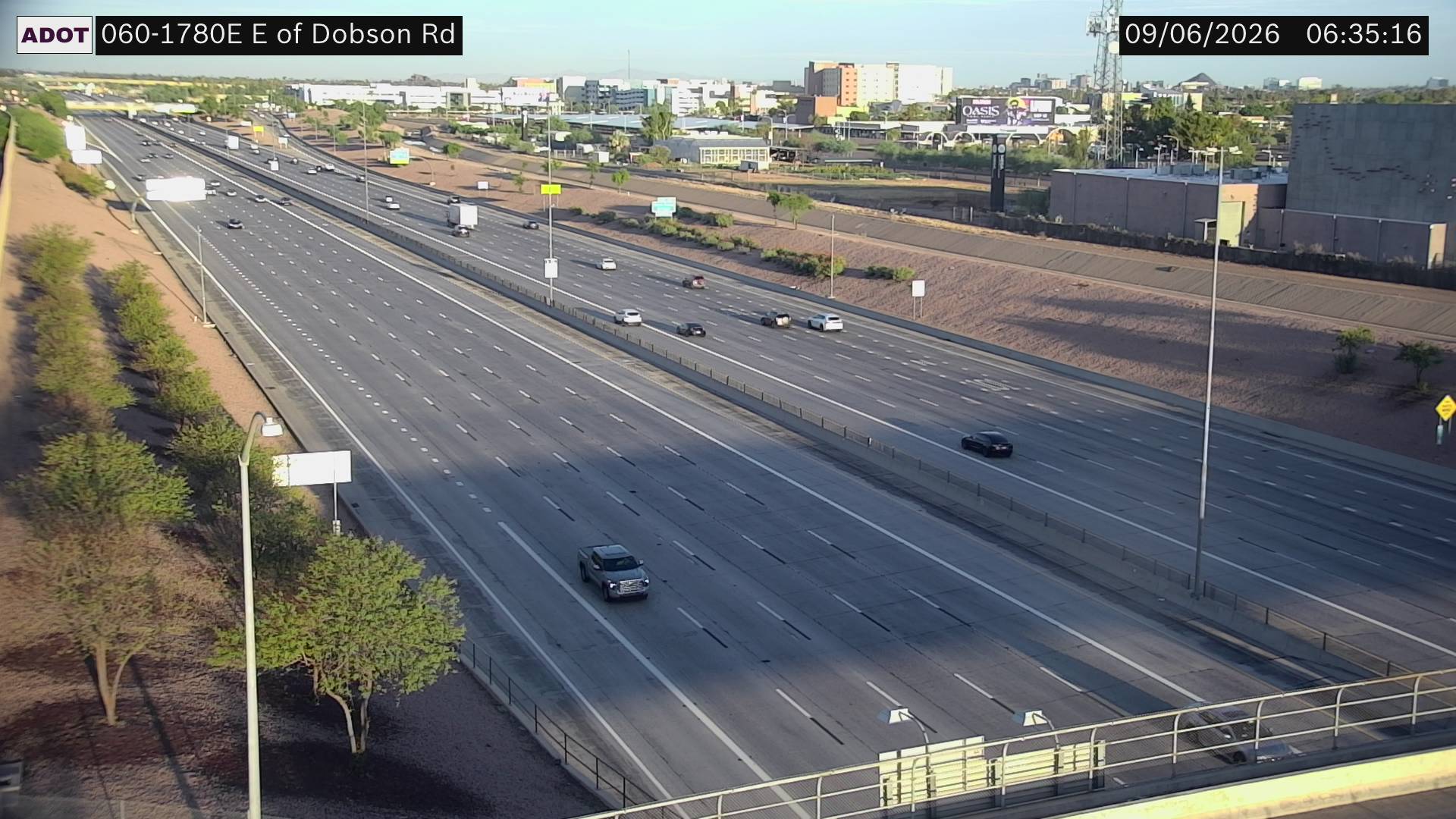 US-60 @E of Dobson Rd live camera view