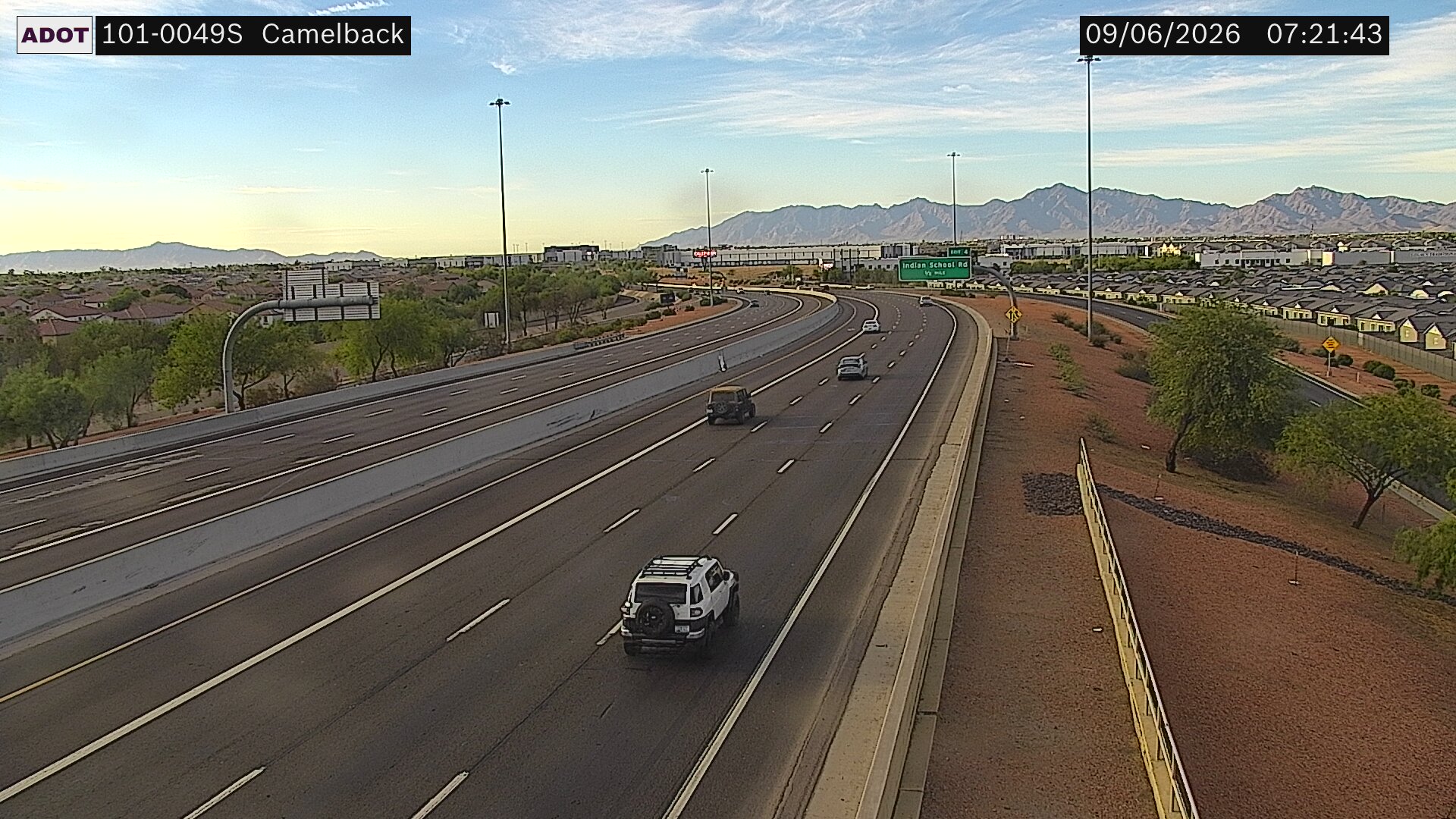 SR-101 @Camelback Rd live camera view