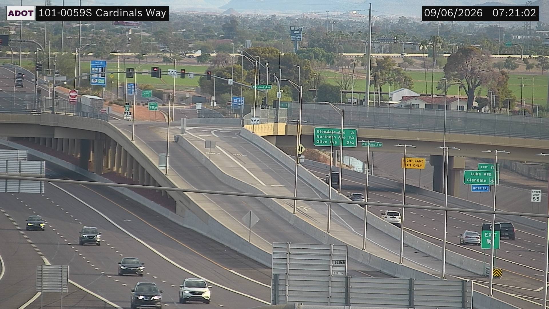 SR-101 @Cardinals Way live camera view