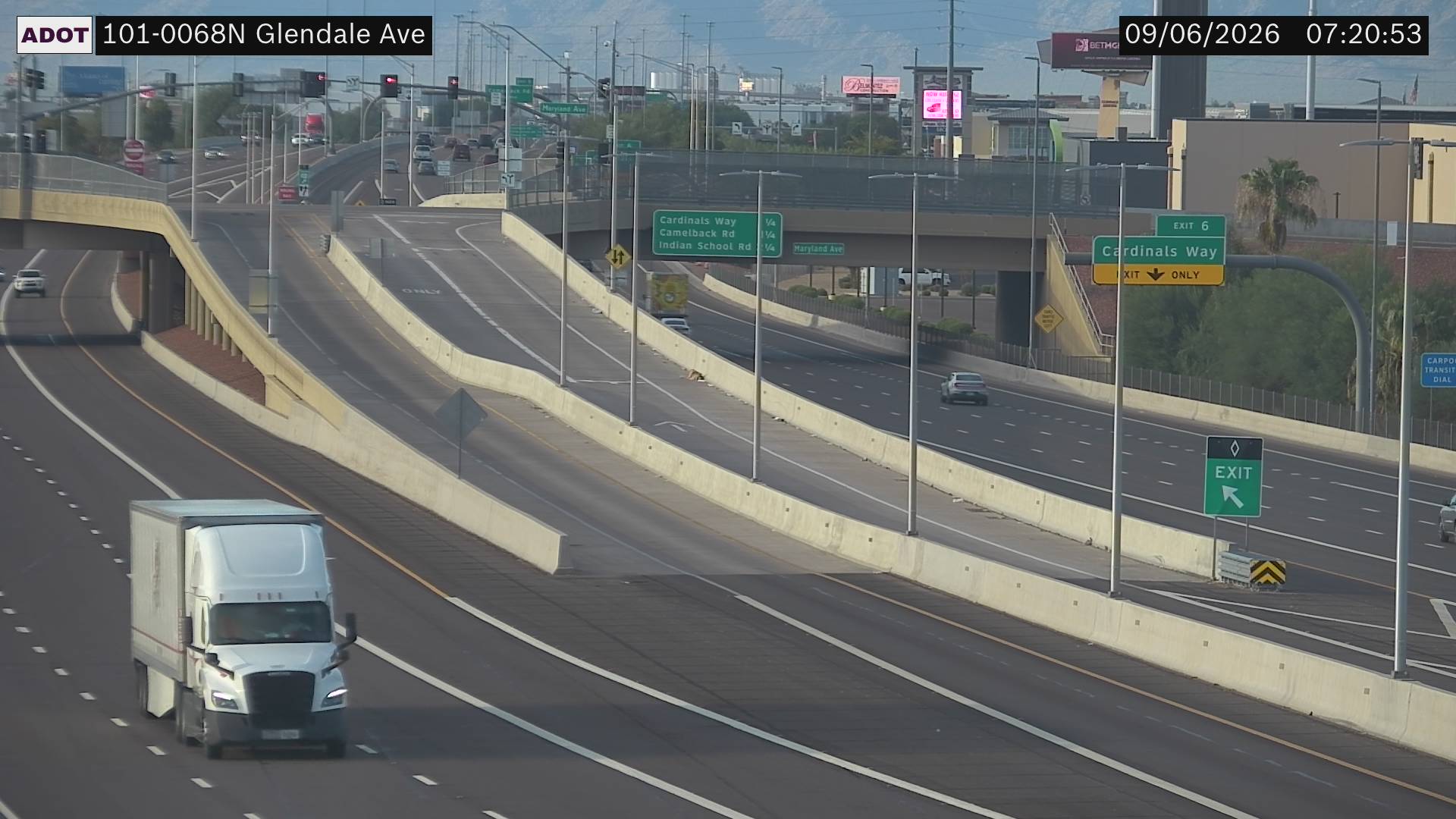 SR-101 @Glendale Ave live camera view