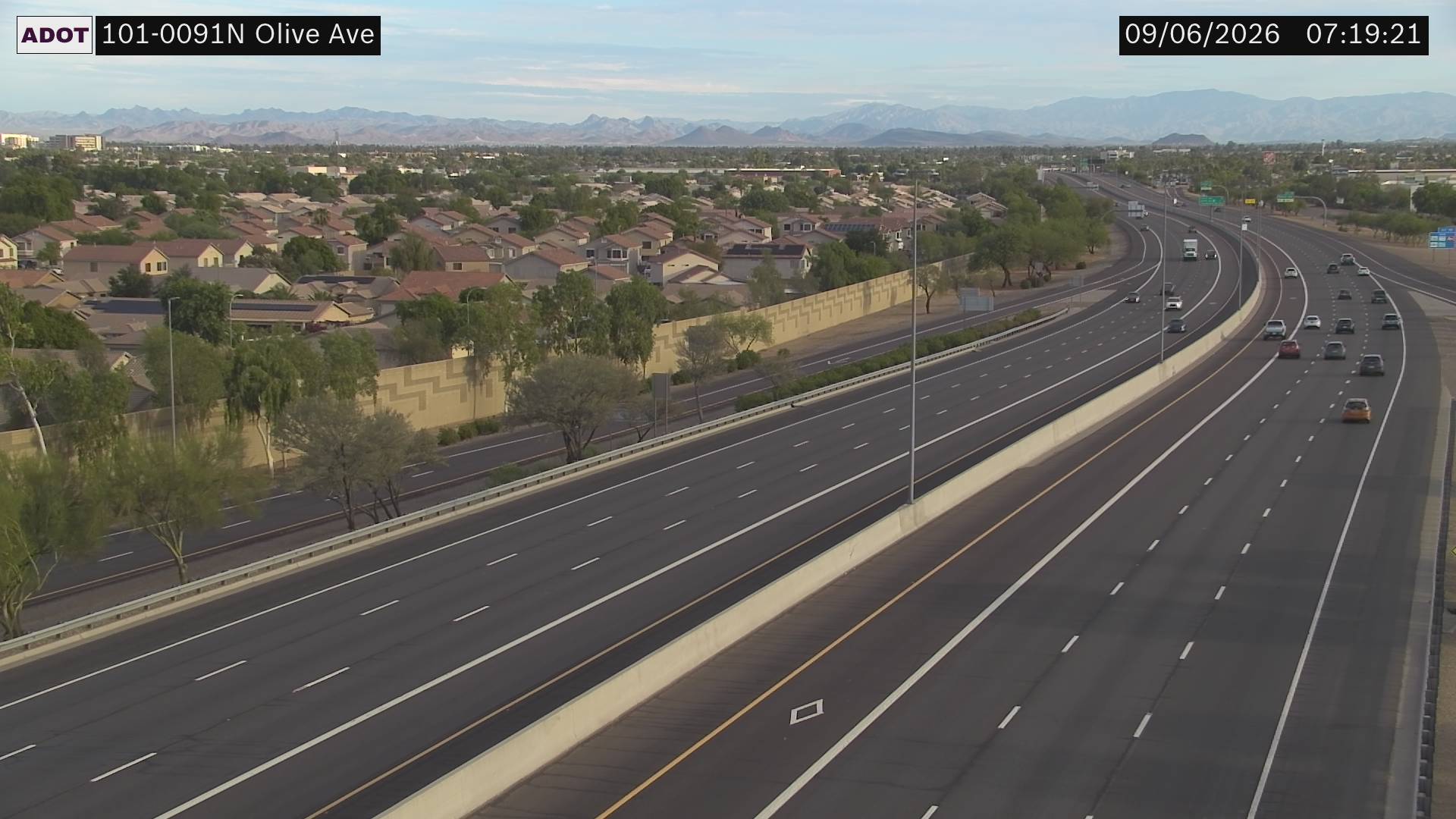 SR-101 @Olive Ave live camera view