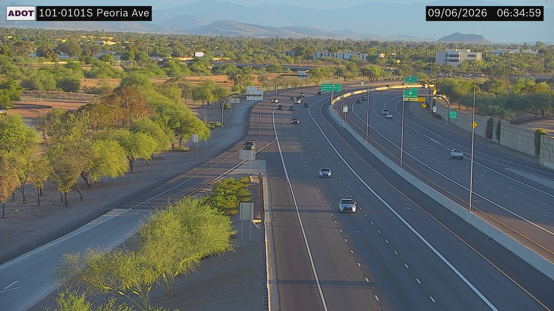 SR-101 @Peoria Ave live camera view