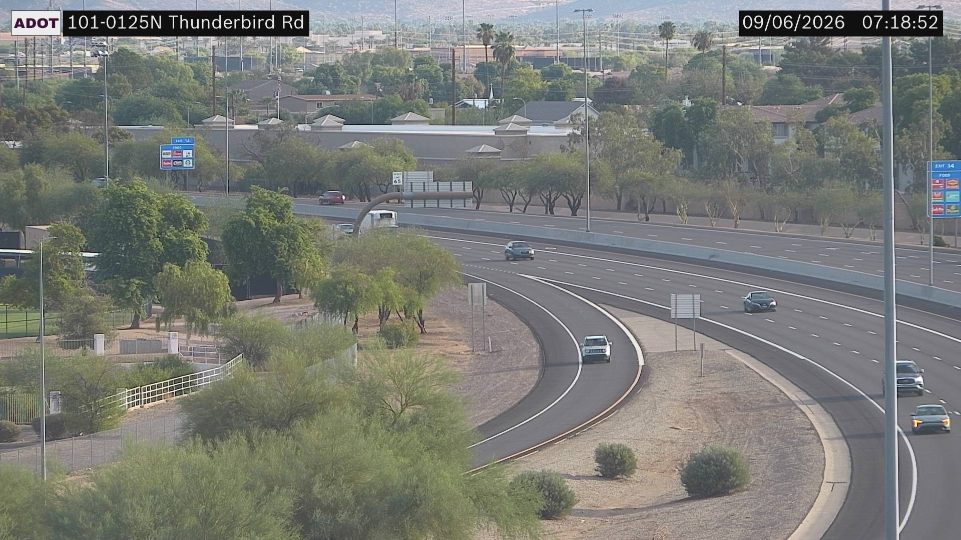 SR-101 @Thunderbird Rd live camera view