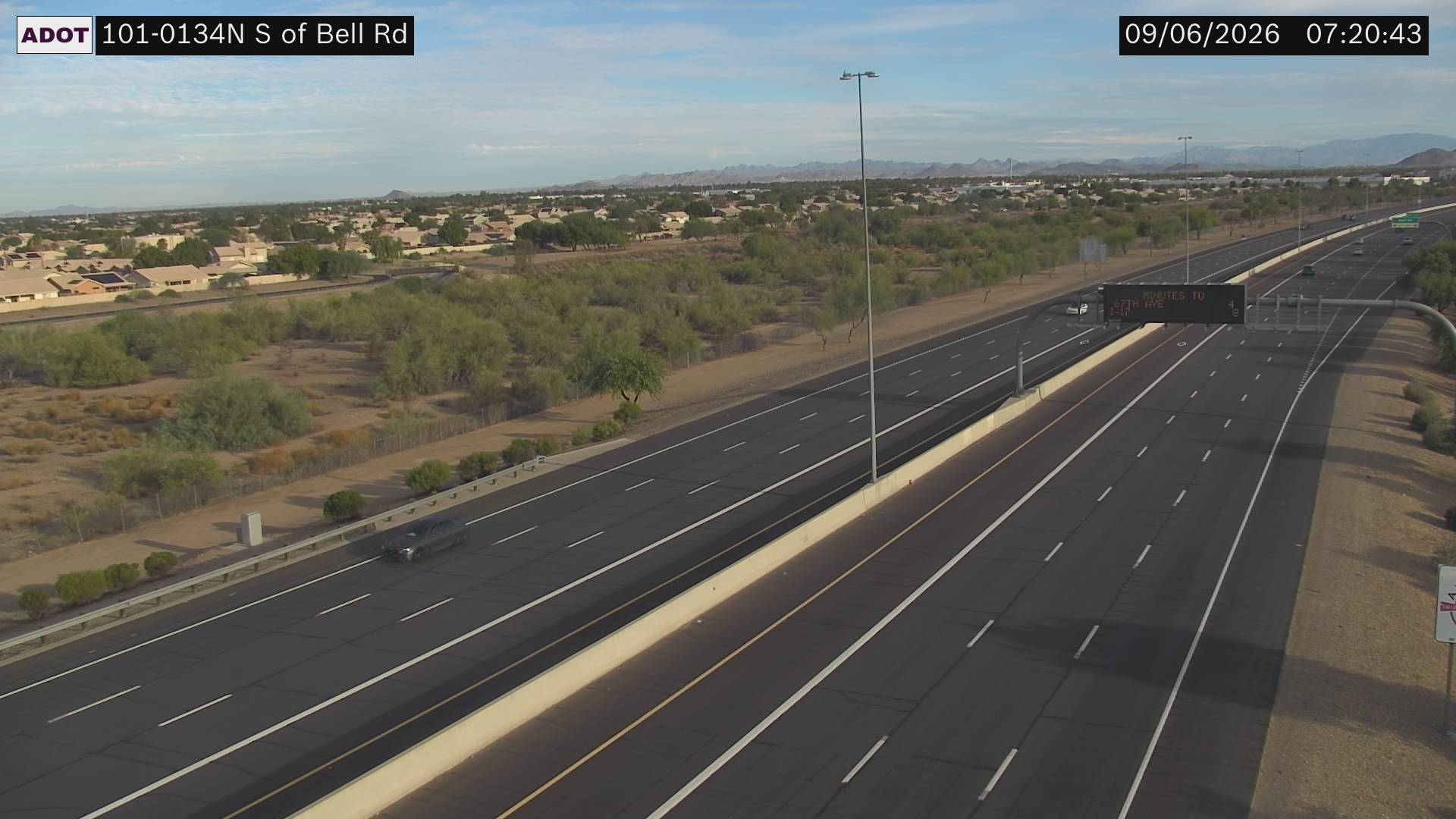 SR-101 @S of Bell Rd live camera view