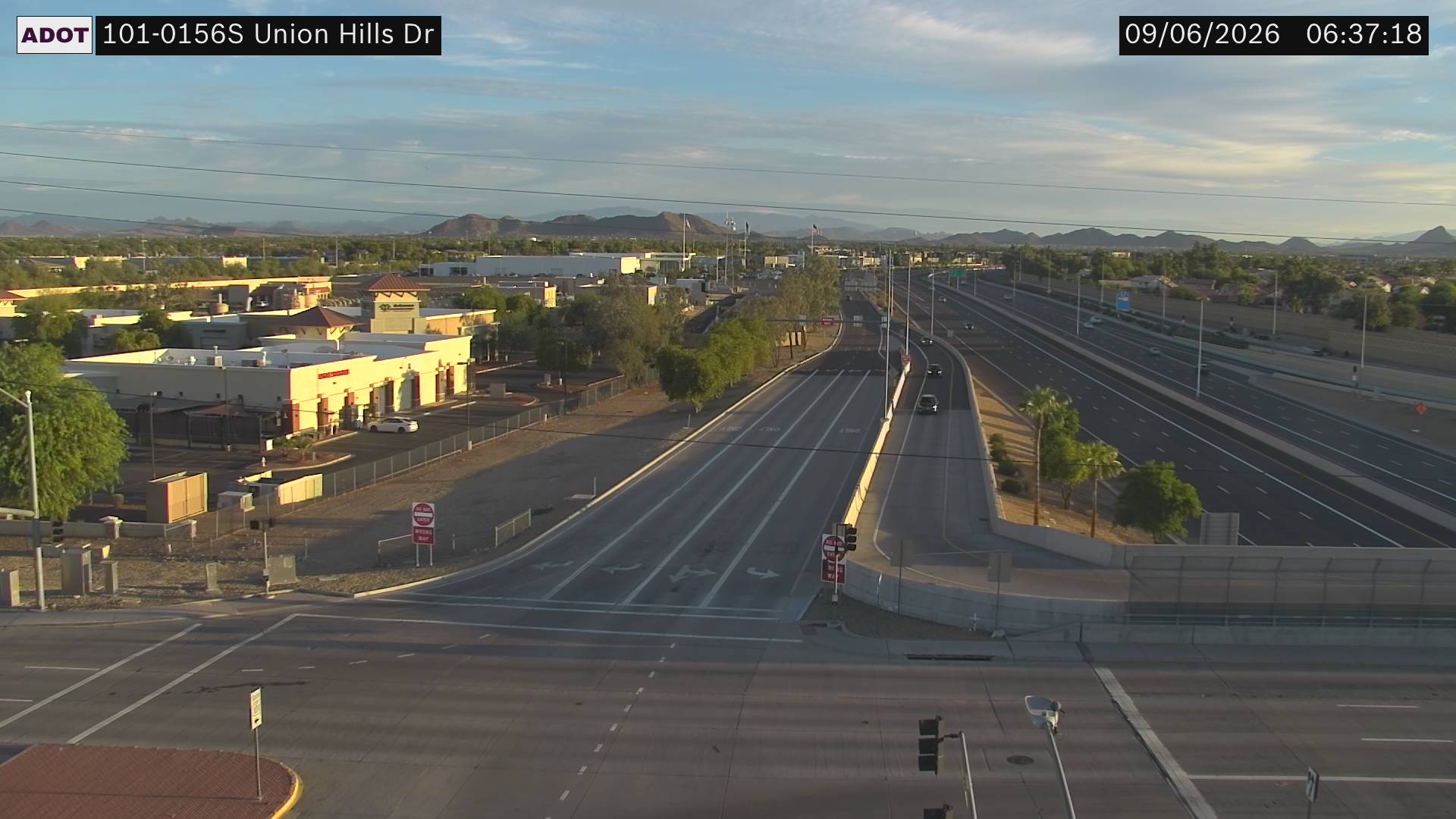 SR-101 @Union Hills Dr live camera view