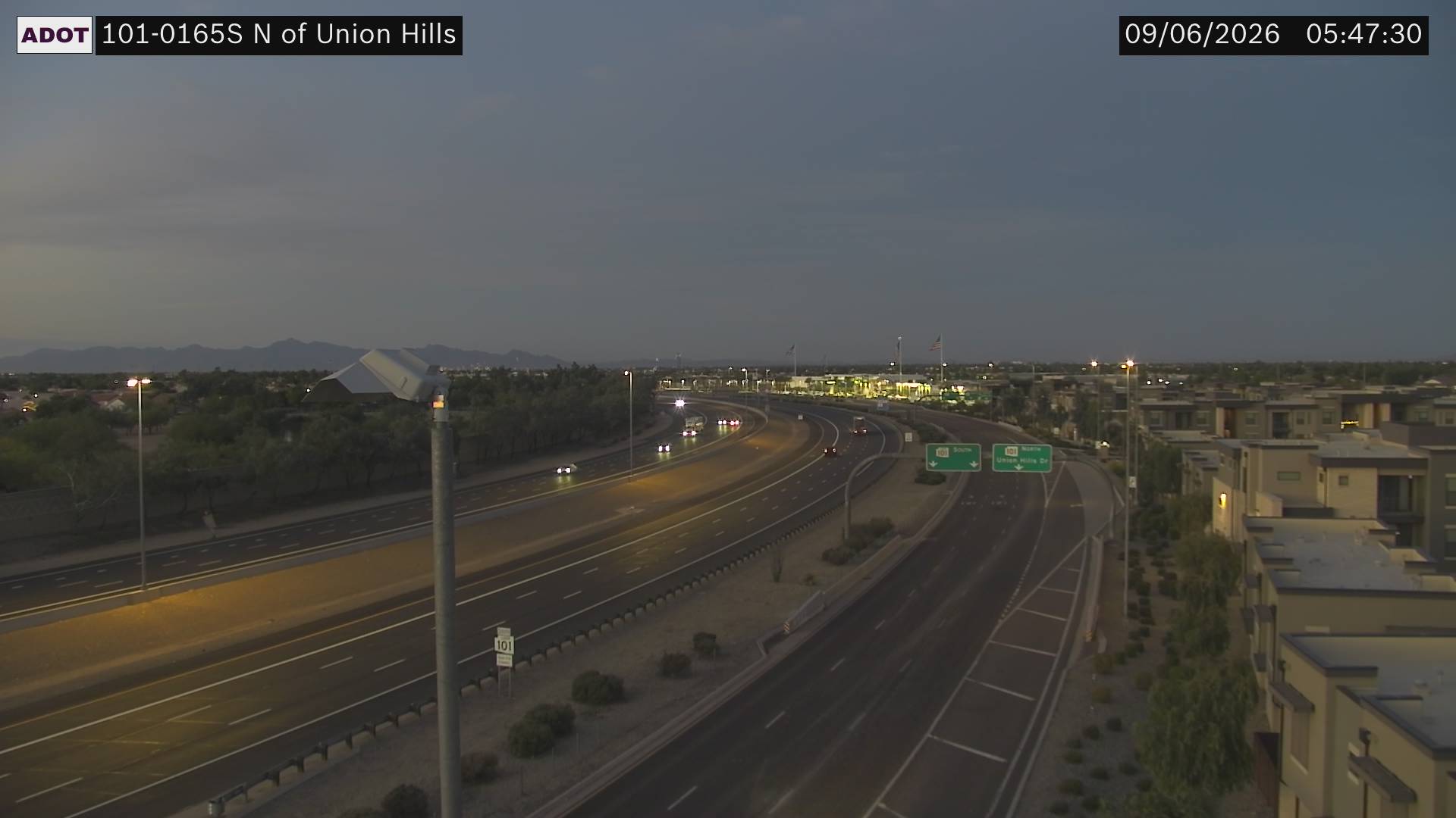 SR-101 @N of Union Hills live camera view