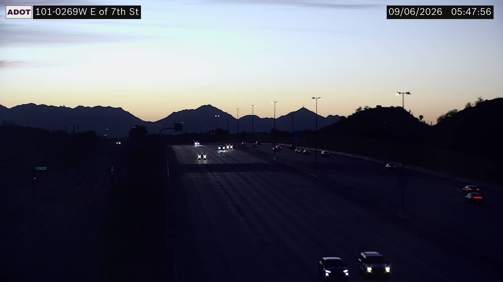 SR-101 @E of 7th St live camera view