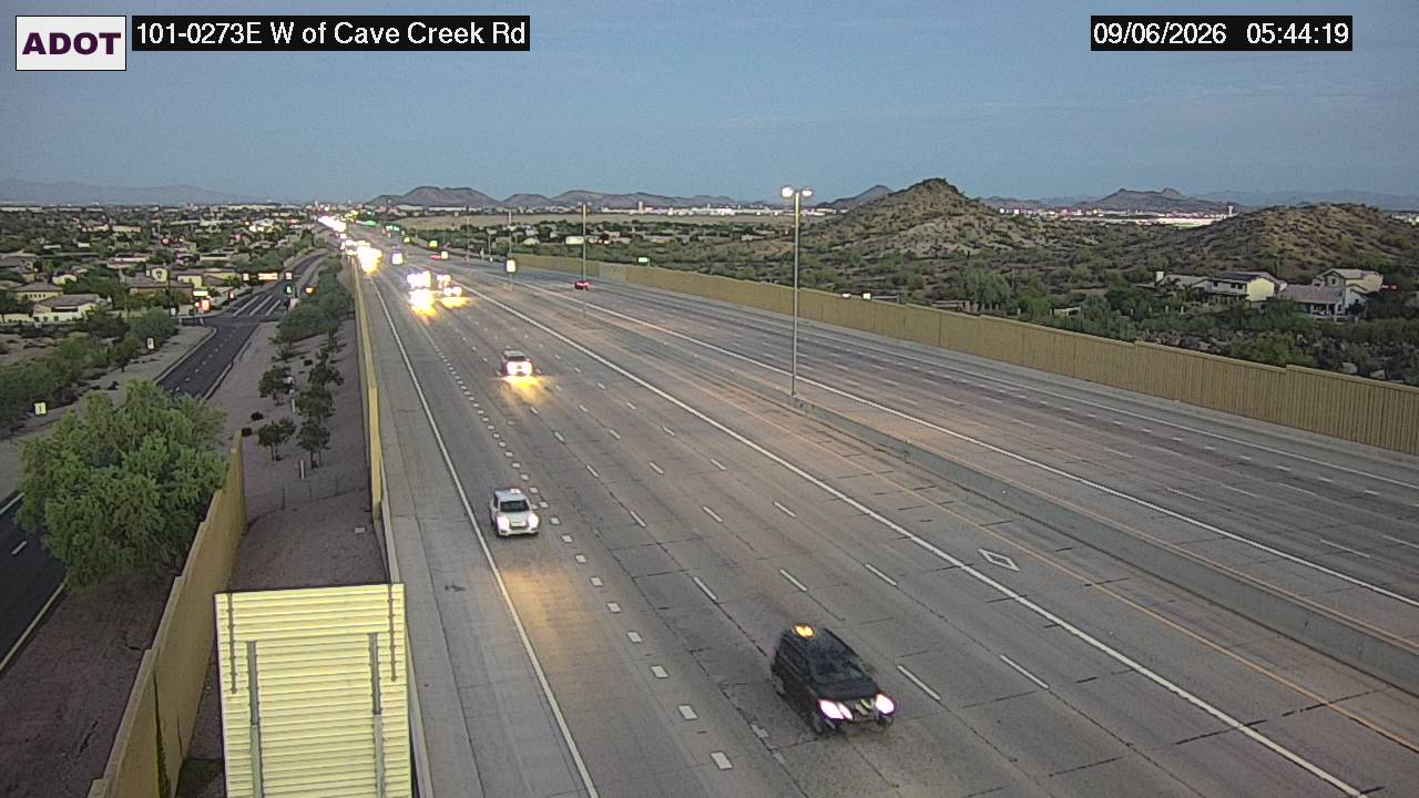 SR-101 @W of Cave Creek Rd live camera view
