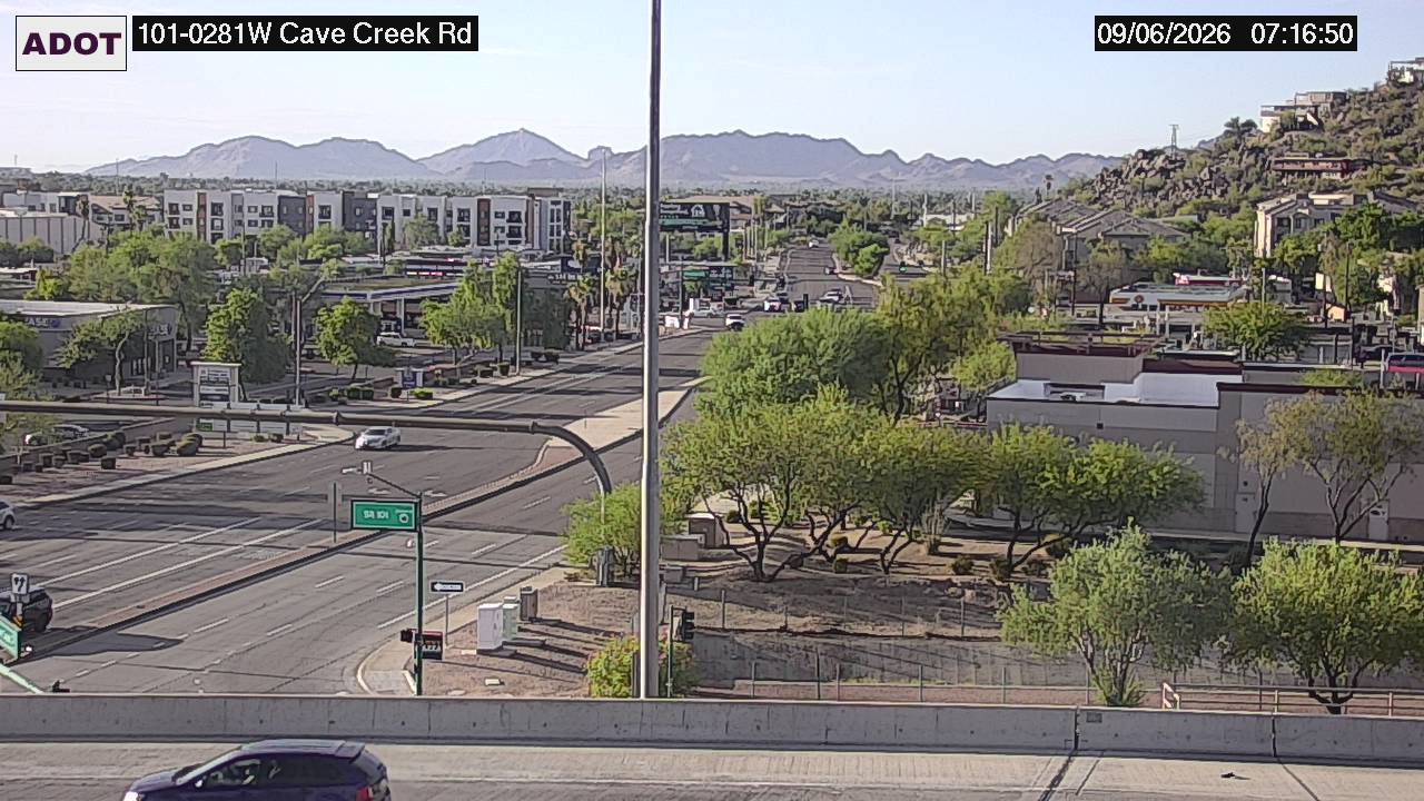 SR-101 @Cave Creek Rd live camera view