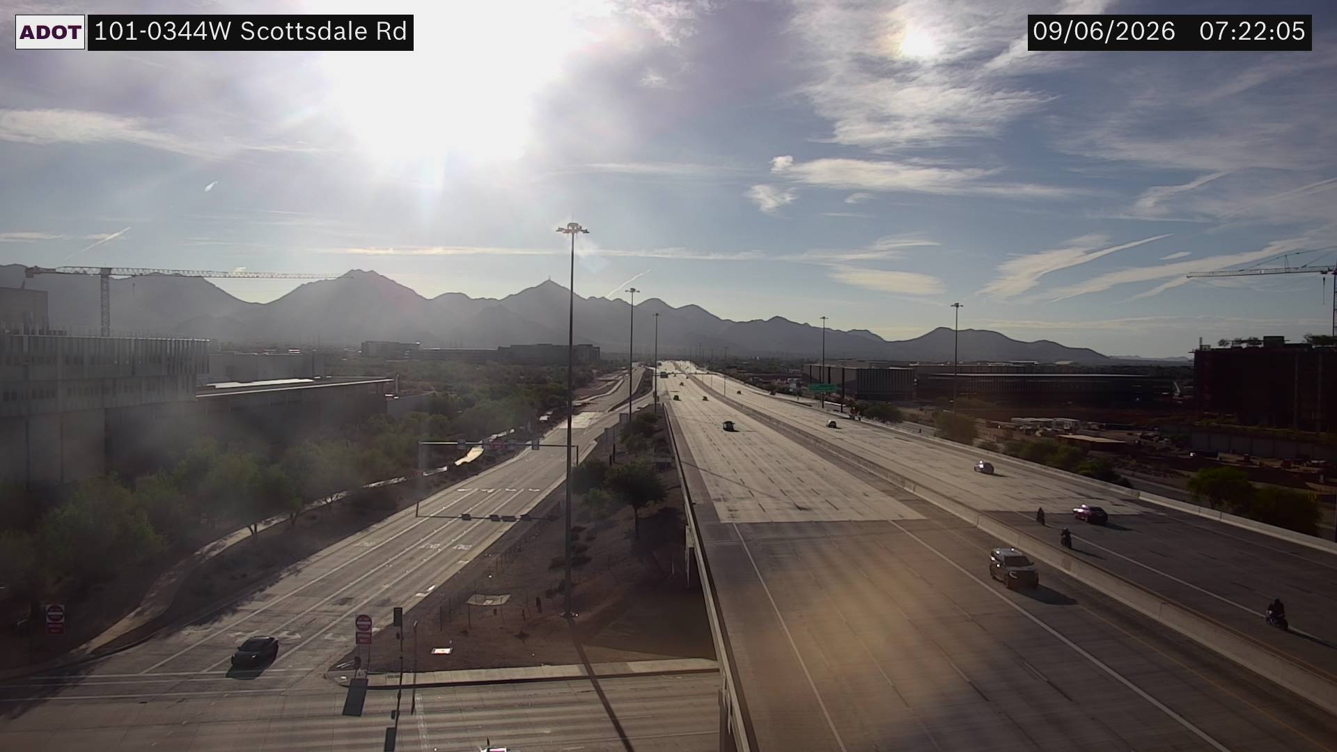 SR-101 @Scottsdale Rd live camera view
