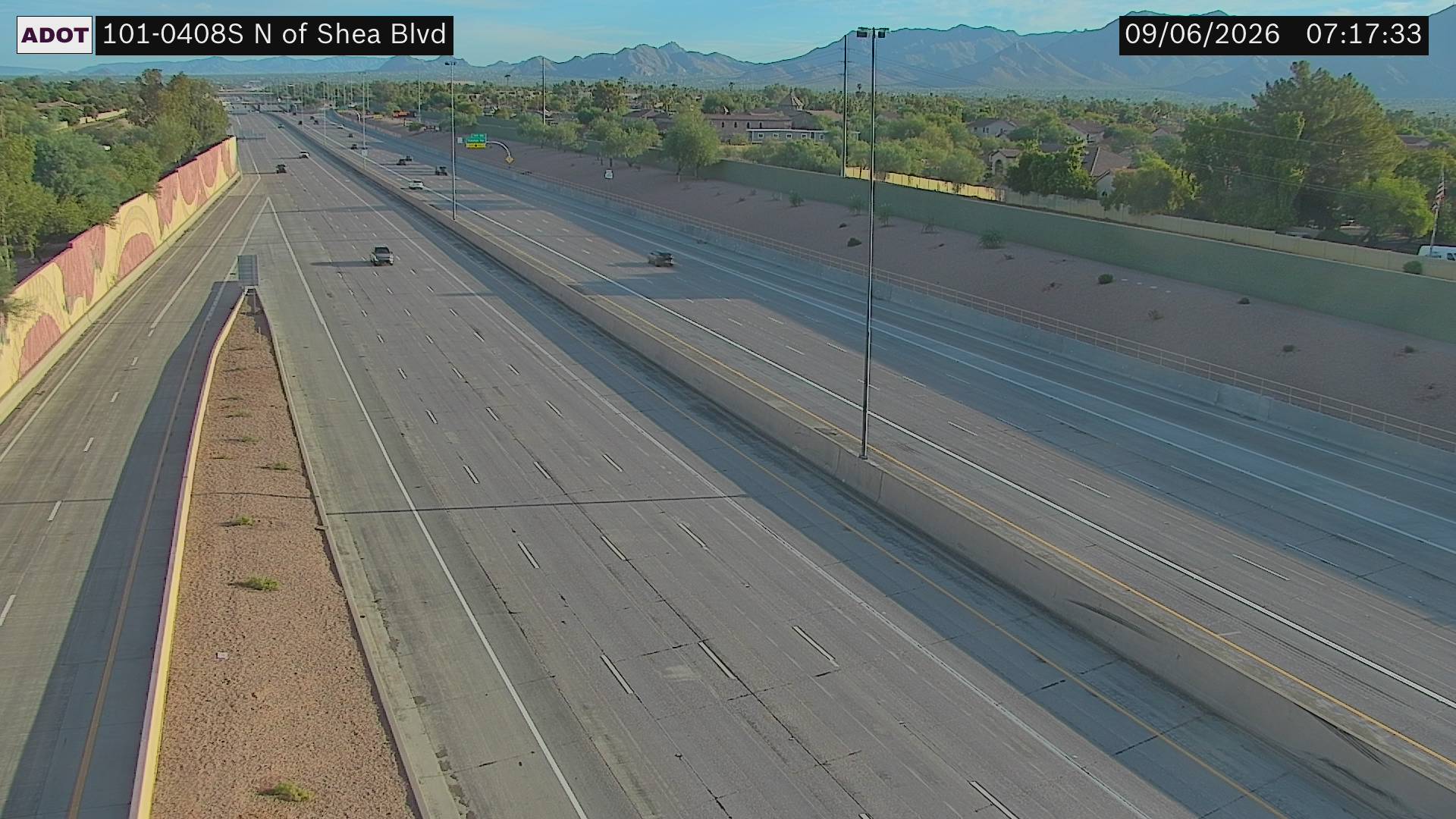 SR-101 @N of Shea Blvd live camera view