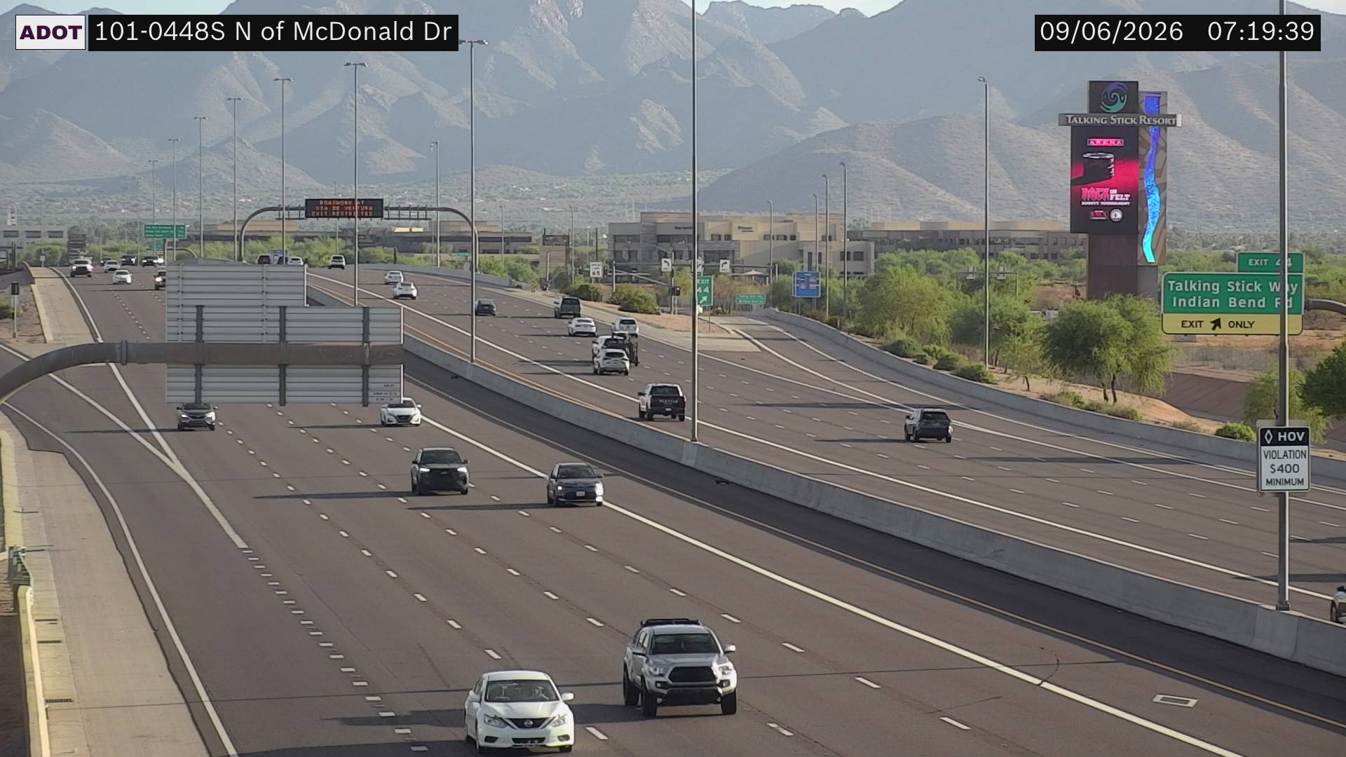 SR-101 @N of McDonald Dr live camera view