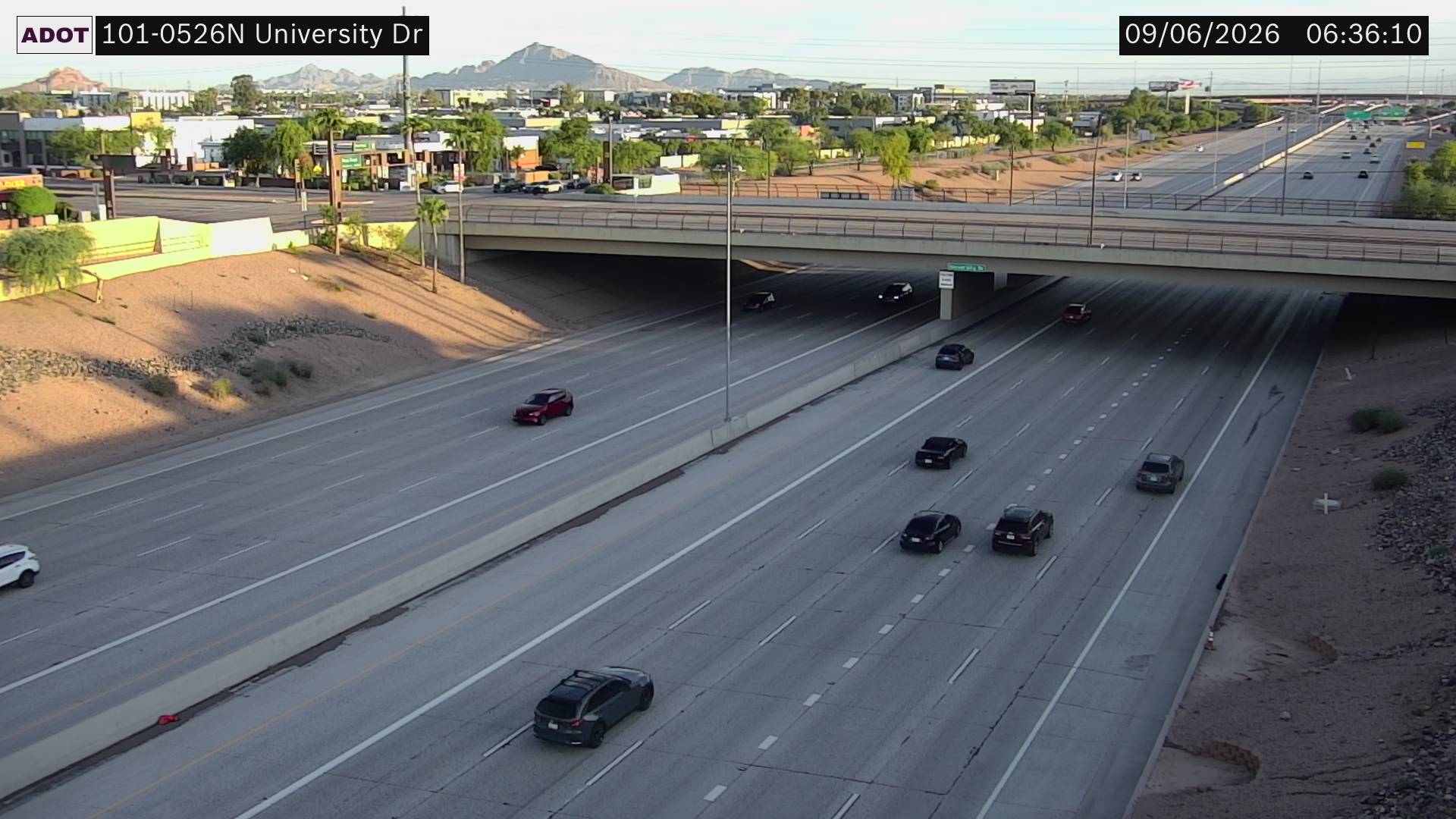 SR-101 @University Dr live camera view